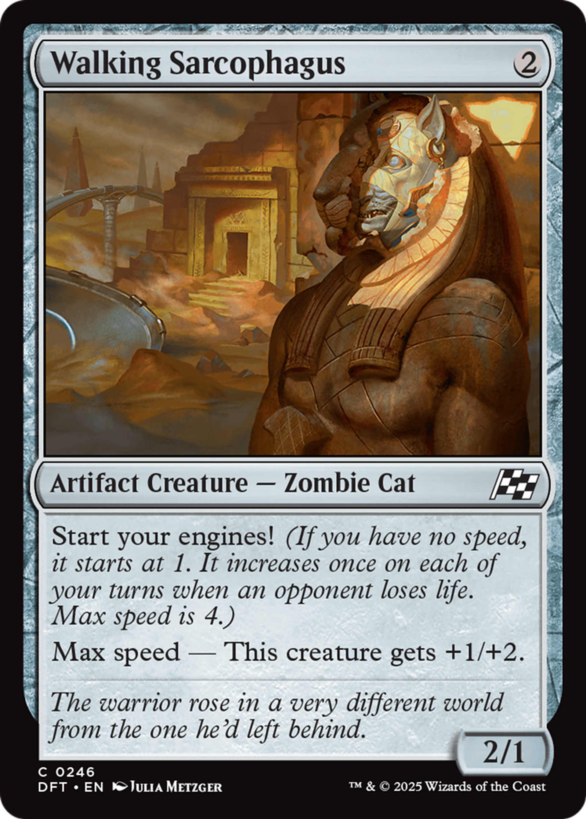 Walking Sarcophagus — Aetherdrift — Magic: The Gathering