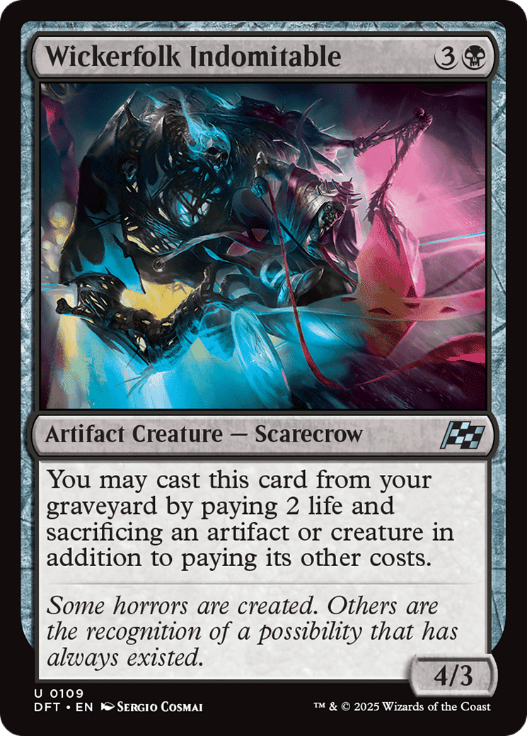 Wickerfolk Indomitable — Aetherdrift — Magic: The Gathering