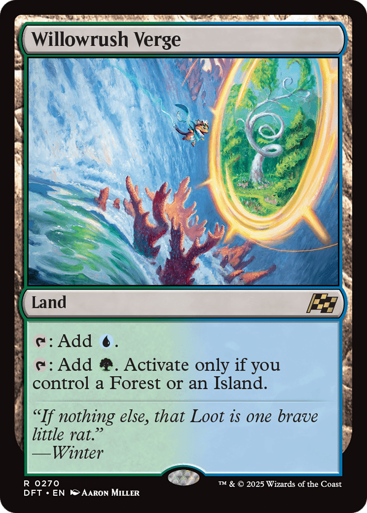 Willowrush Verge — Aetherdrift — Magic: The Gathering