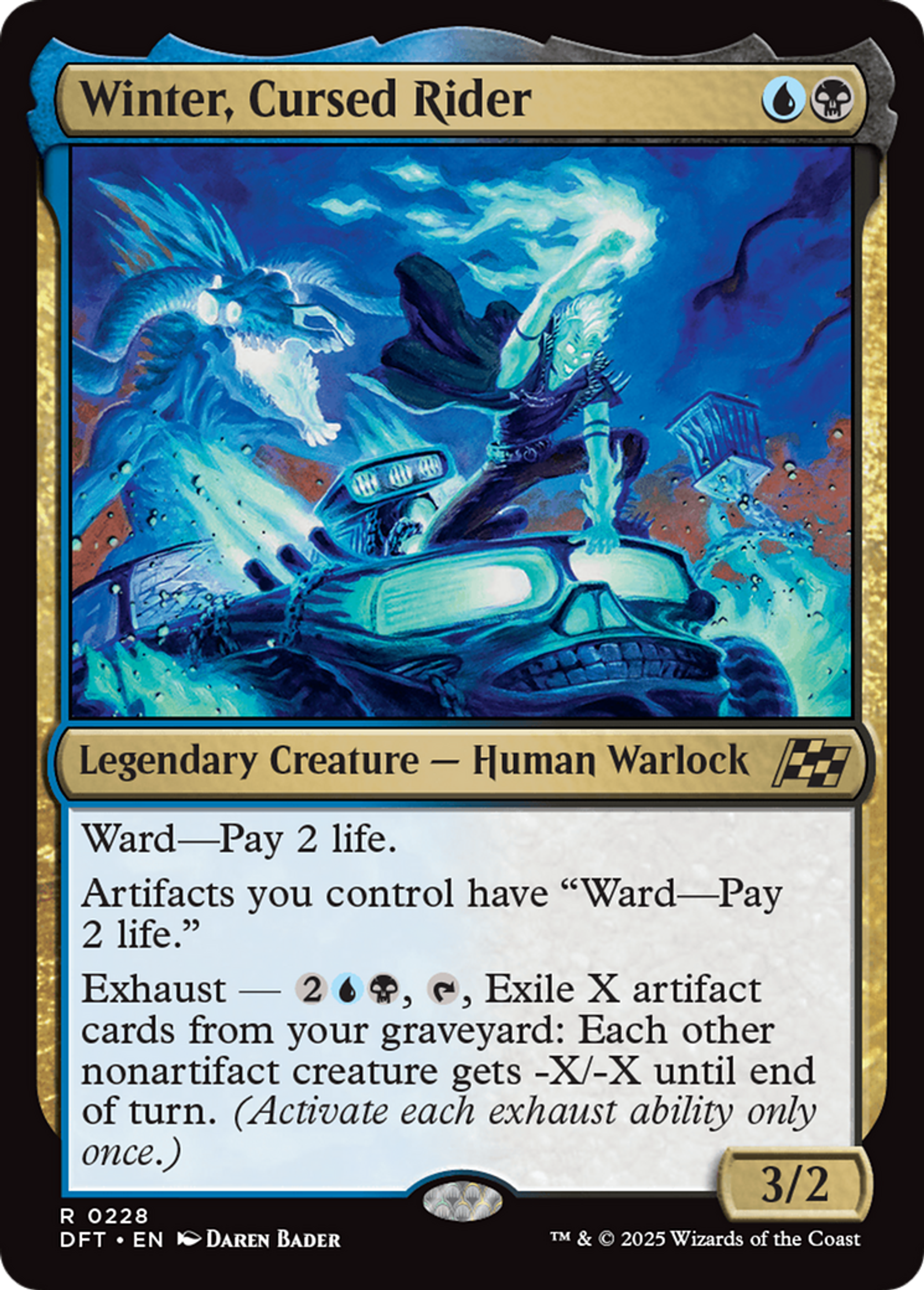 Winter, Cursed Rider — Aetherdrift — Magic: The Gathering