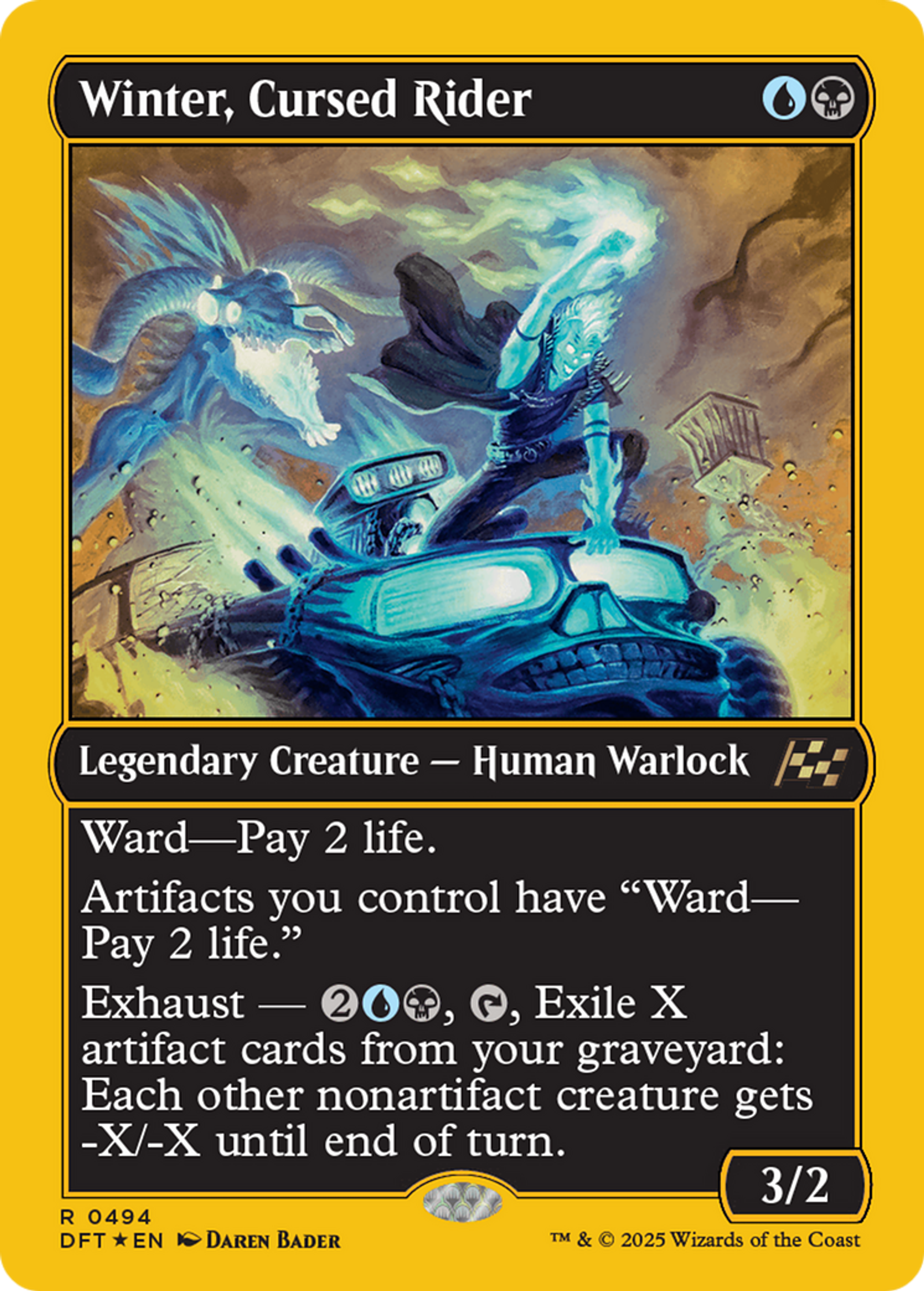 Winter, Cursed Rider — Aetherdrift — Magic: The Gathering