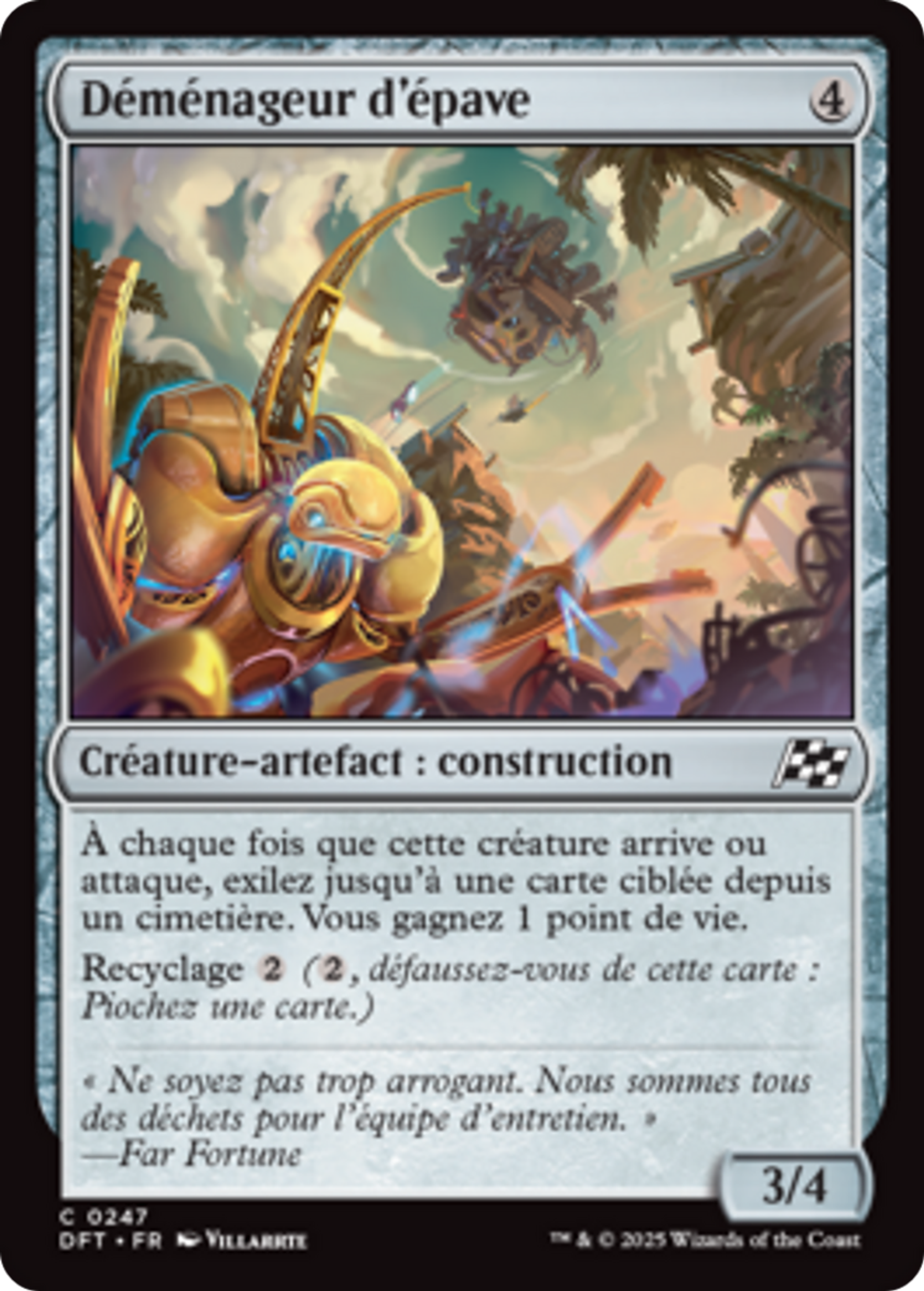 Déménageur d'épave — Aetherdrift — Magic: The Gathering