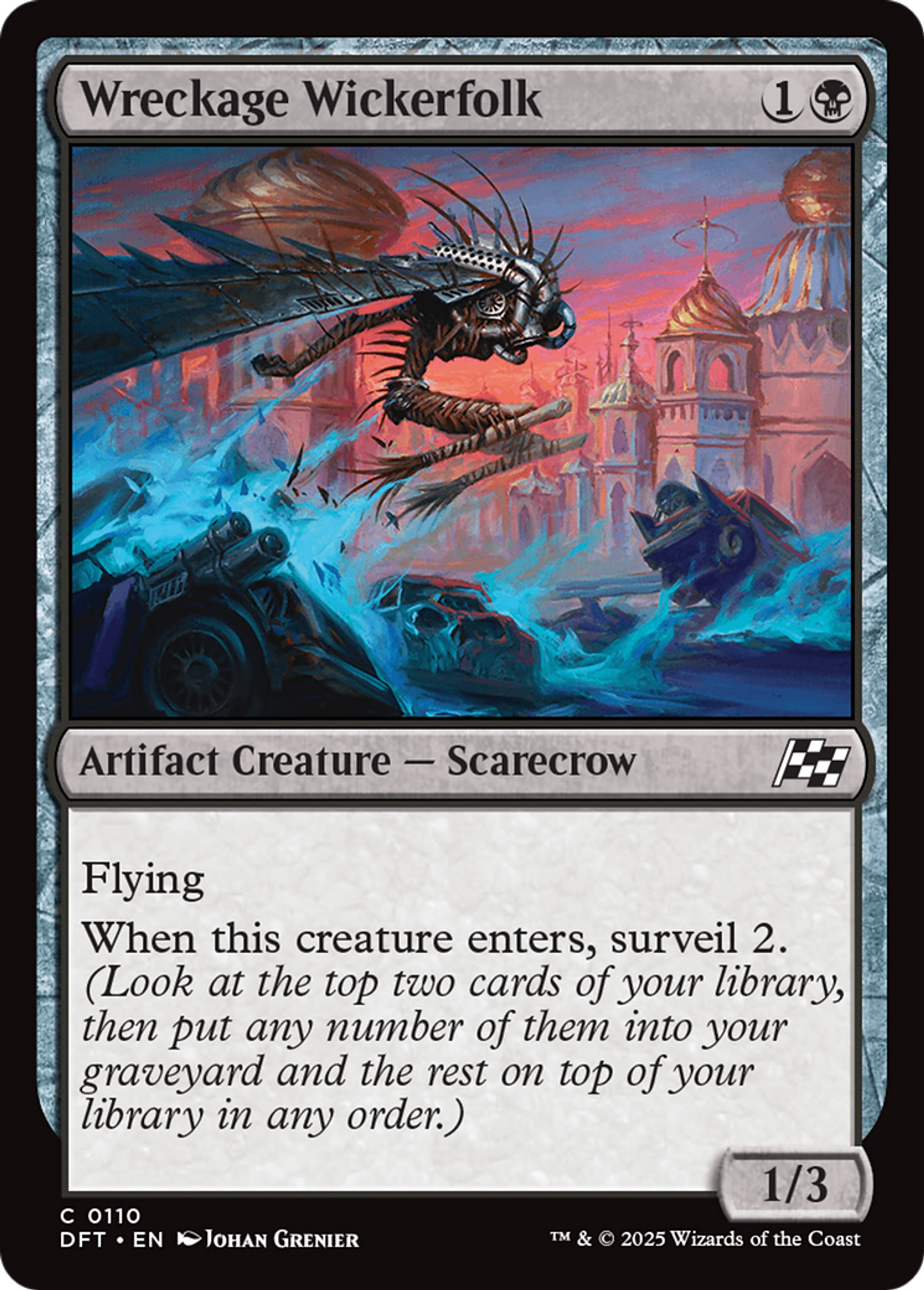 Wreckage Wickerfolk — Aetherdrift — Magic: The Gathering