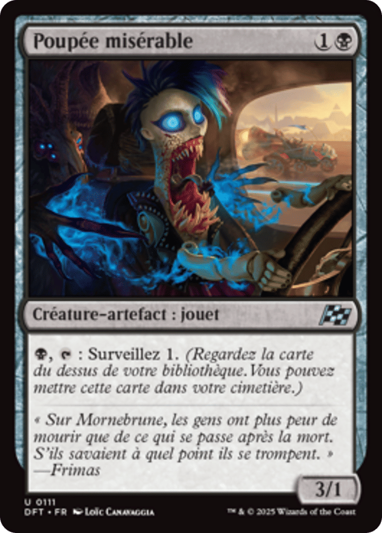 Poupée misérable — Aetherdrift — Magic: The Gathering