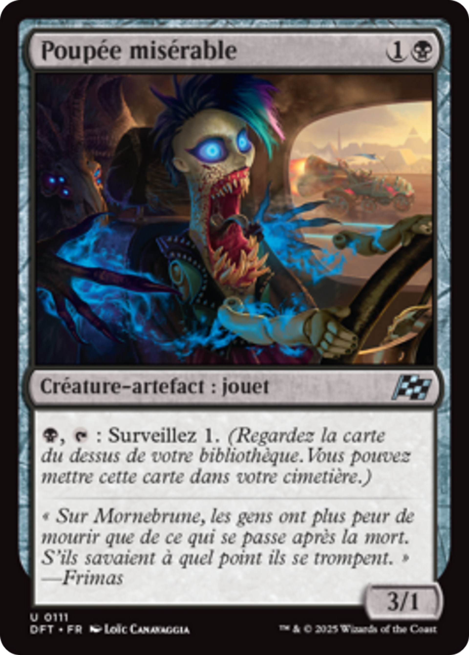 Poupée misérable — Aetherdrift — Magic: The Gathering