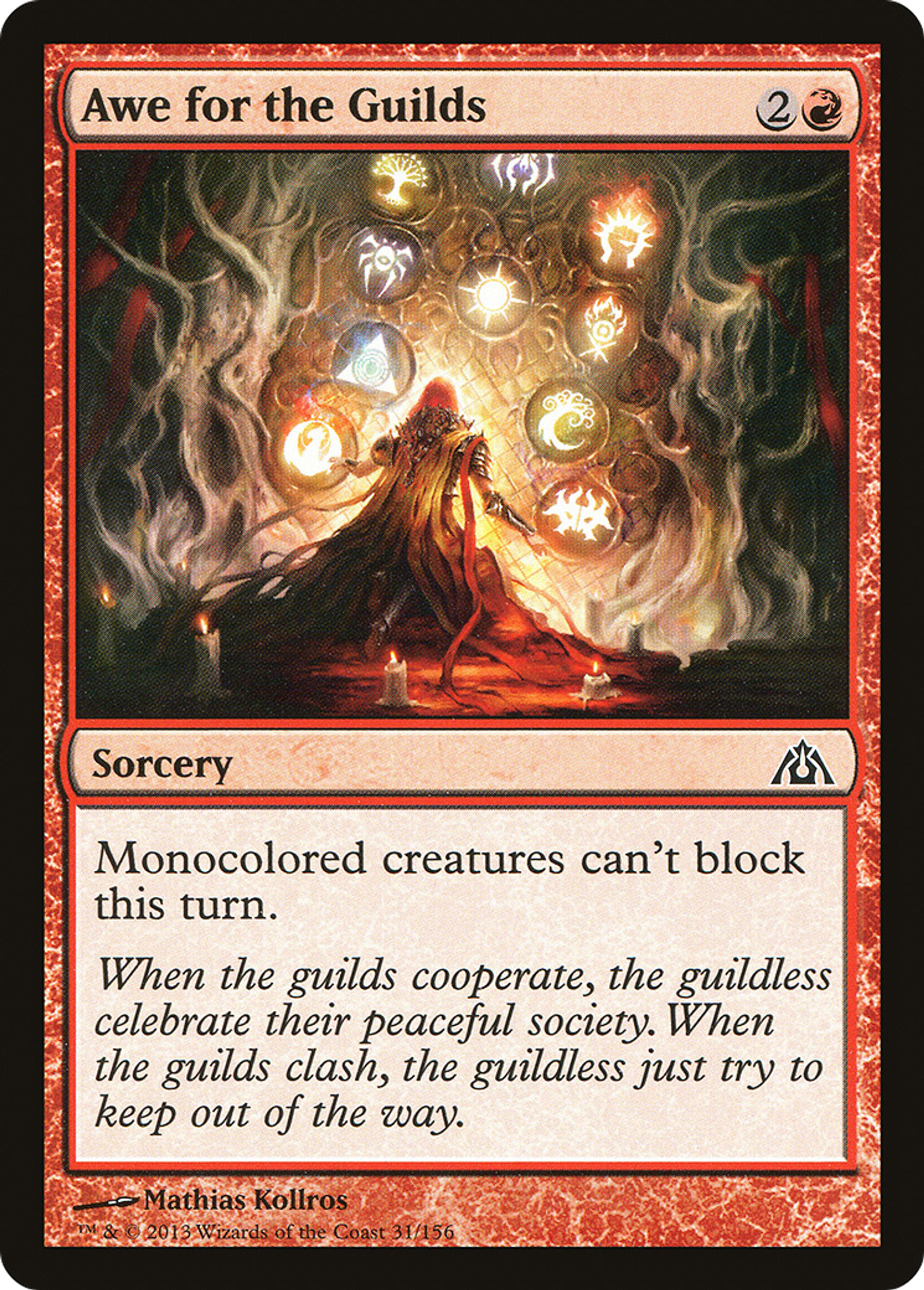 Awe for the Guilds — Dragon's Maze — Magic: The Gathering