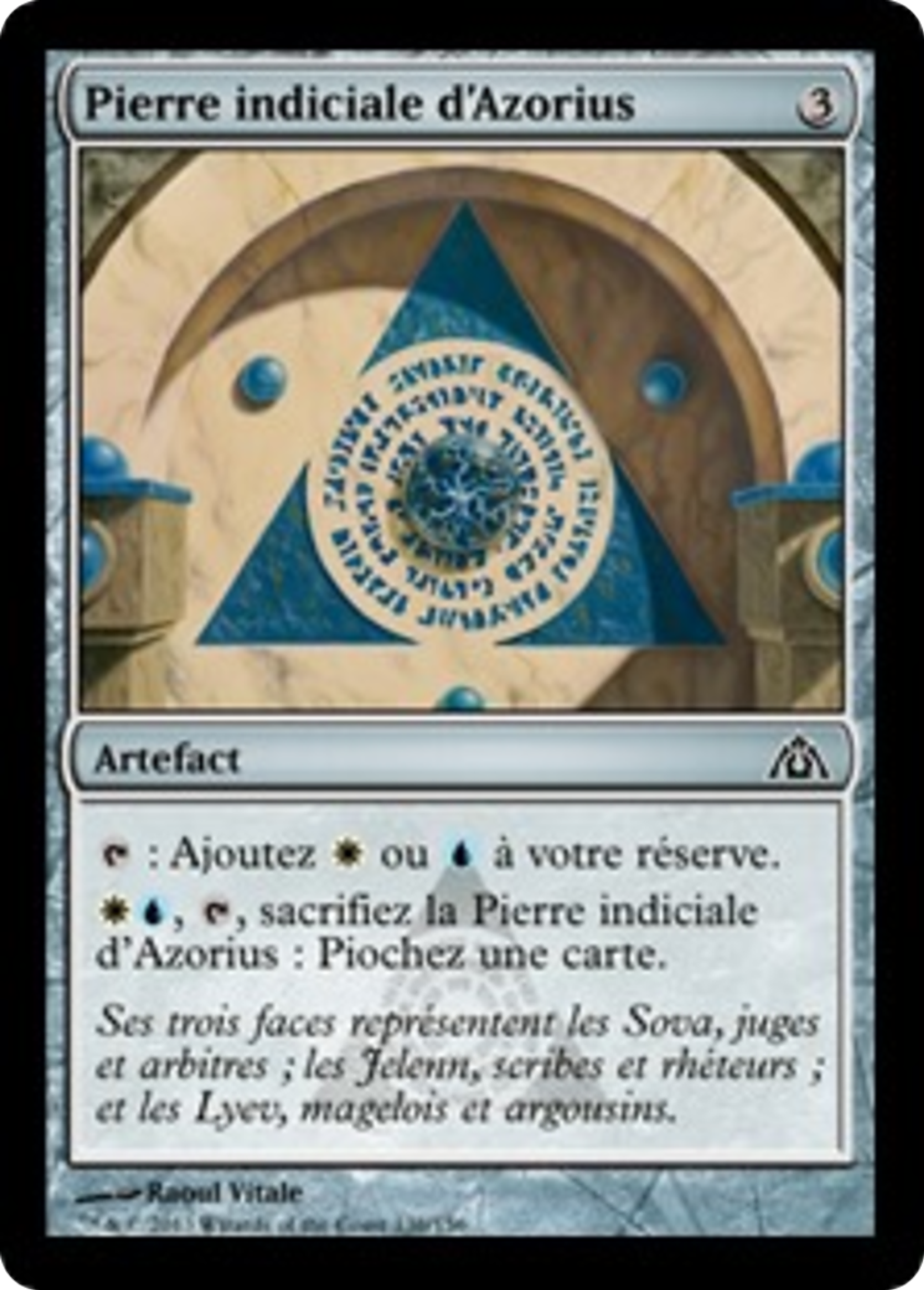 Pierre indiciale d'Azorius — Dragon's Maze — Magic: The Gathering
