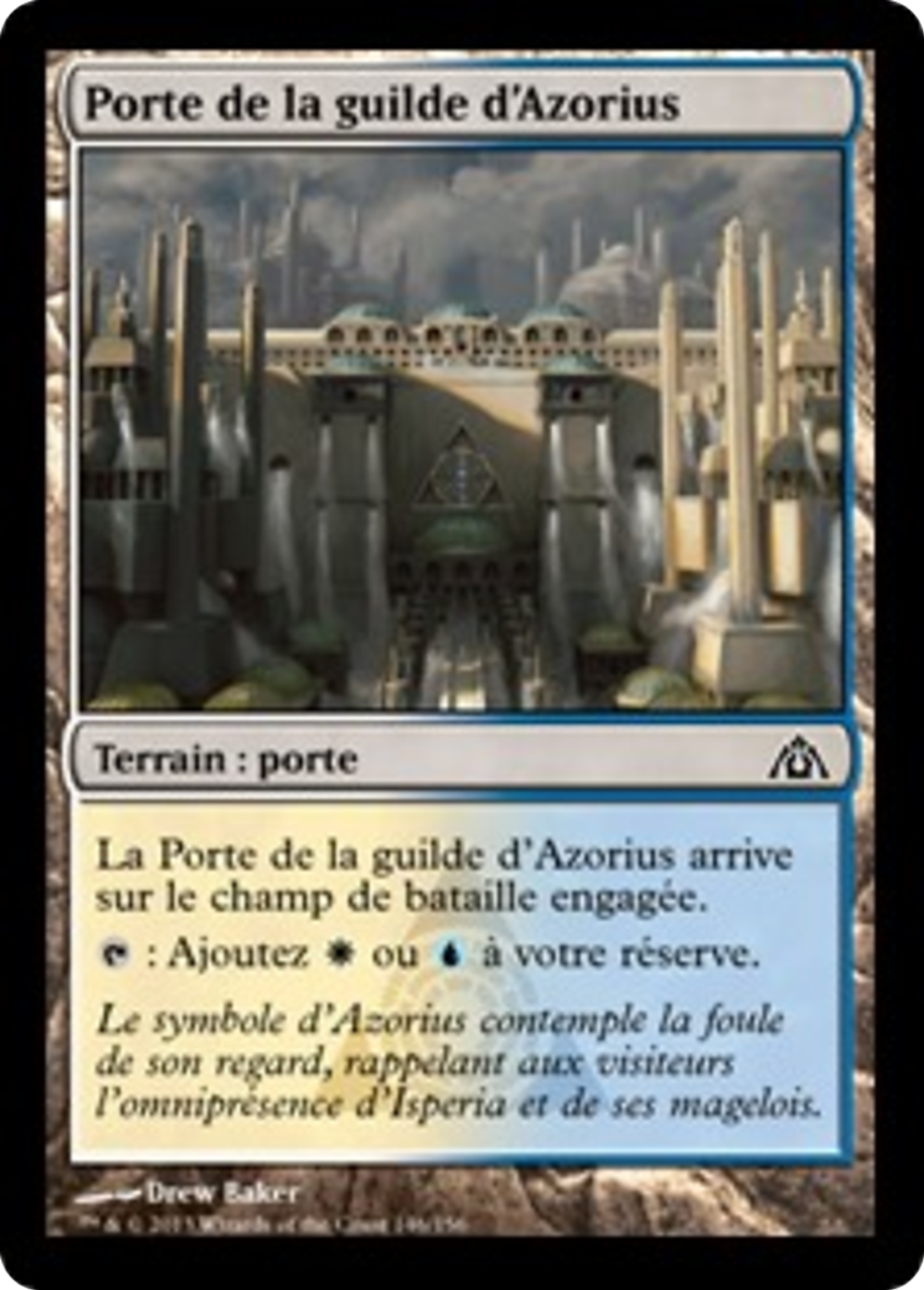 Porte de la guilde d'Azorius — Dragon's Maze — Magic: The Gathering