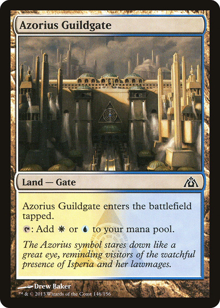 Azorius Guildgate — Dragon's Maze — Magic: The Gathering