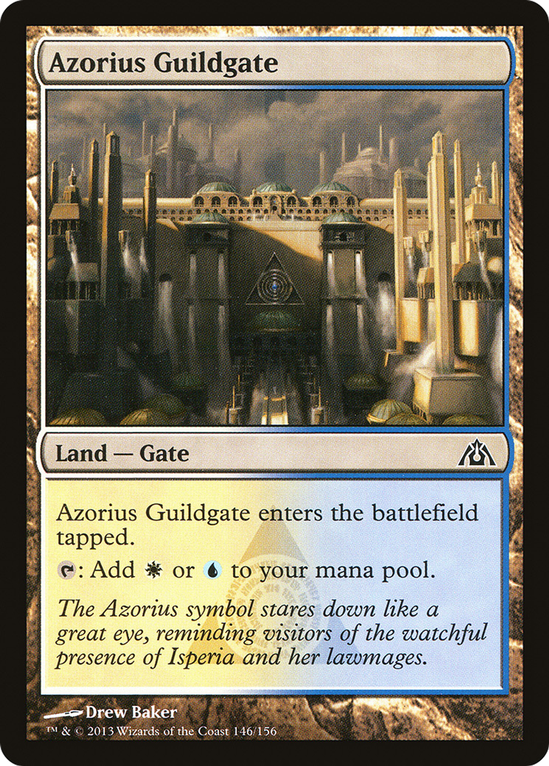 Azorius Guildgate — Dragon's Maze — Magic: The Gathering