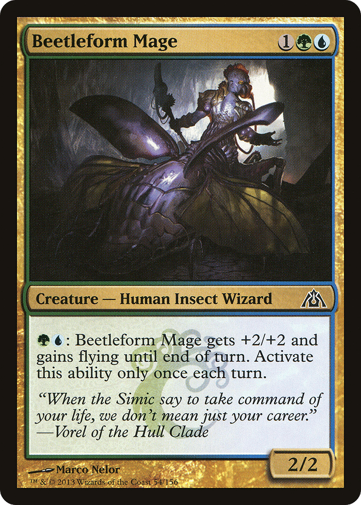Beetleform Mage — Dragon's Maze — Magic: The Gathering
