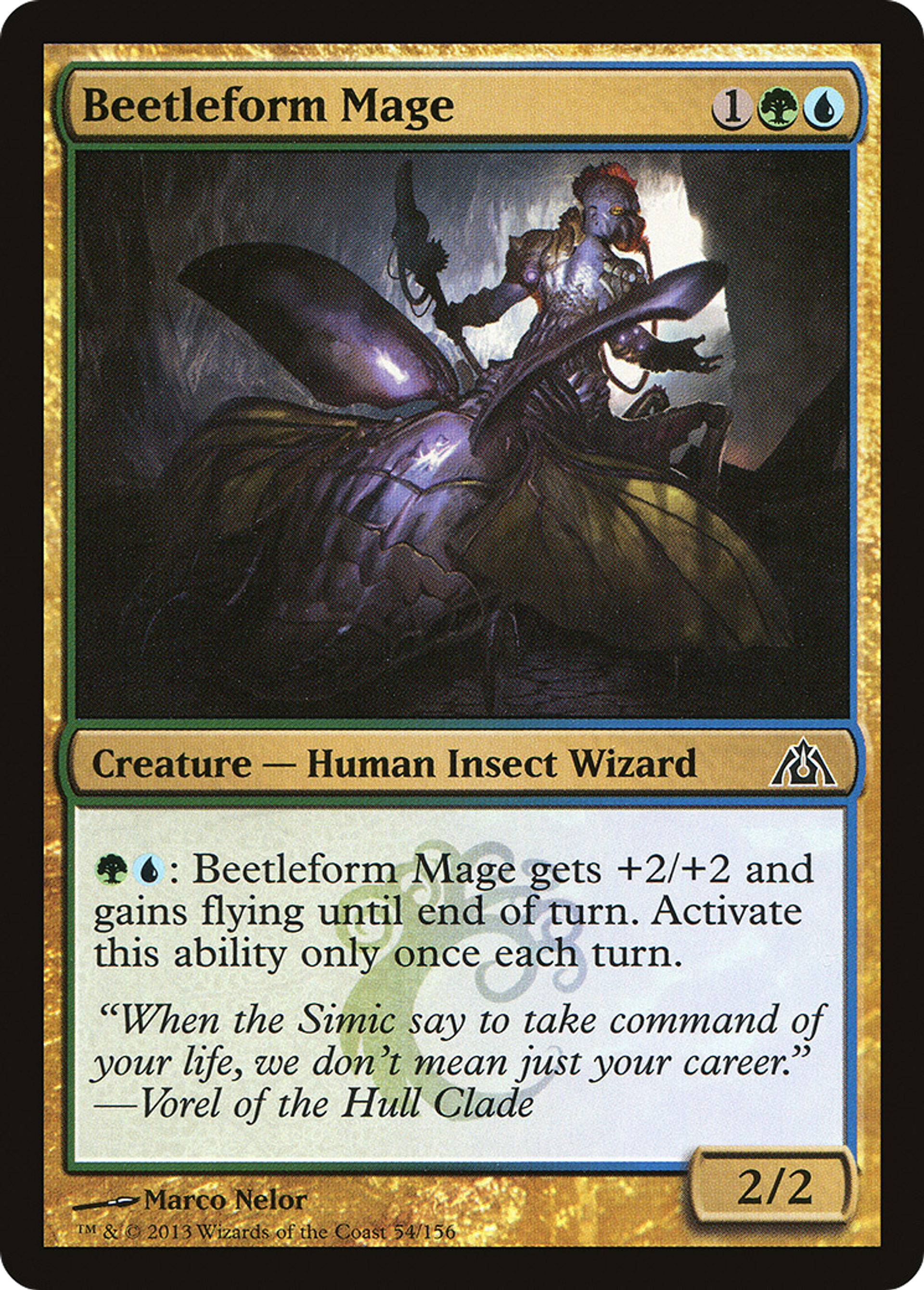 Beetleform Mage — Dragon's Maze — Magic: The Gathering