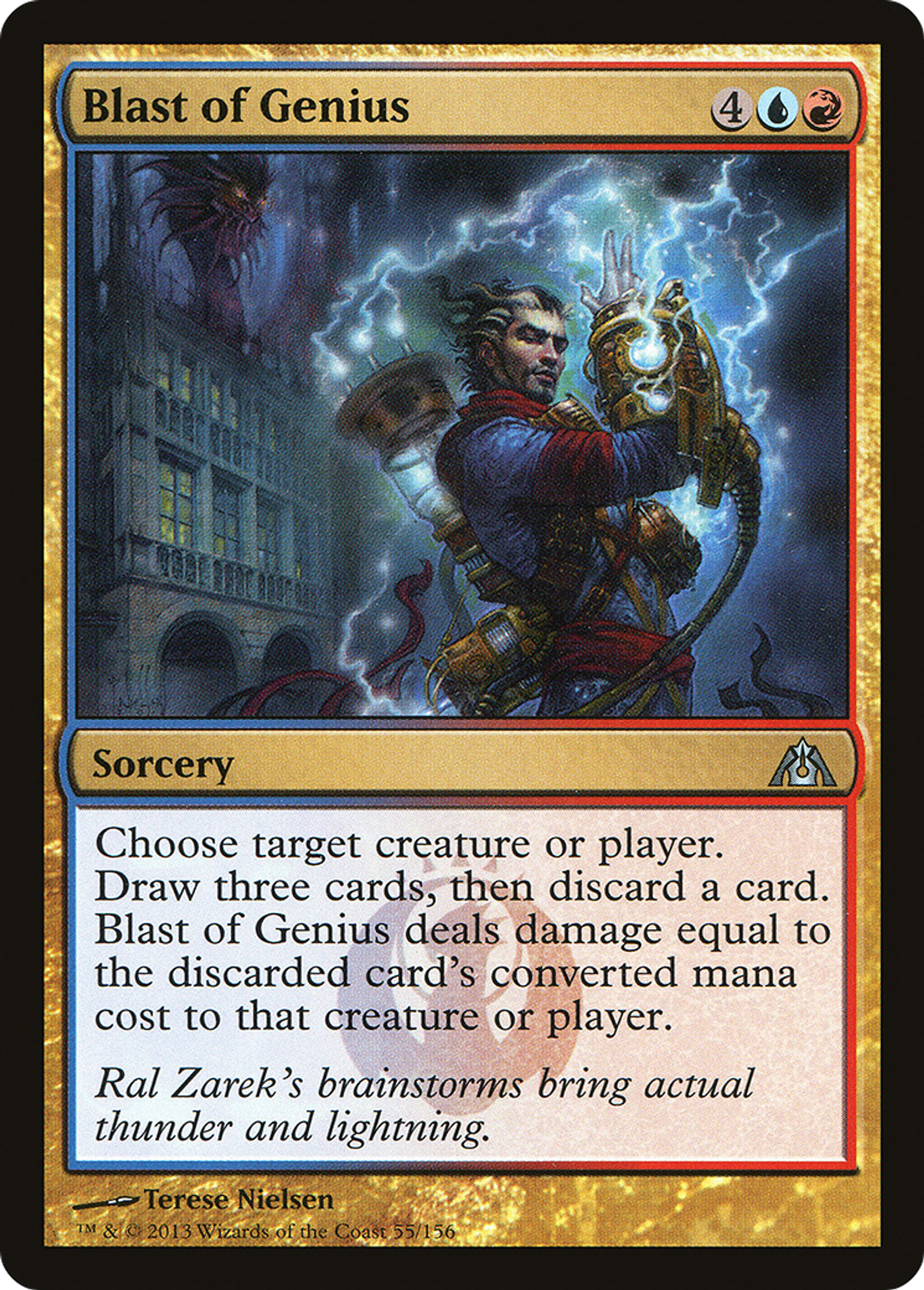 Blast of Genius — Dragon's Maze — Magic: The Gathering