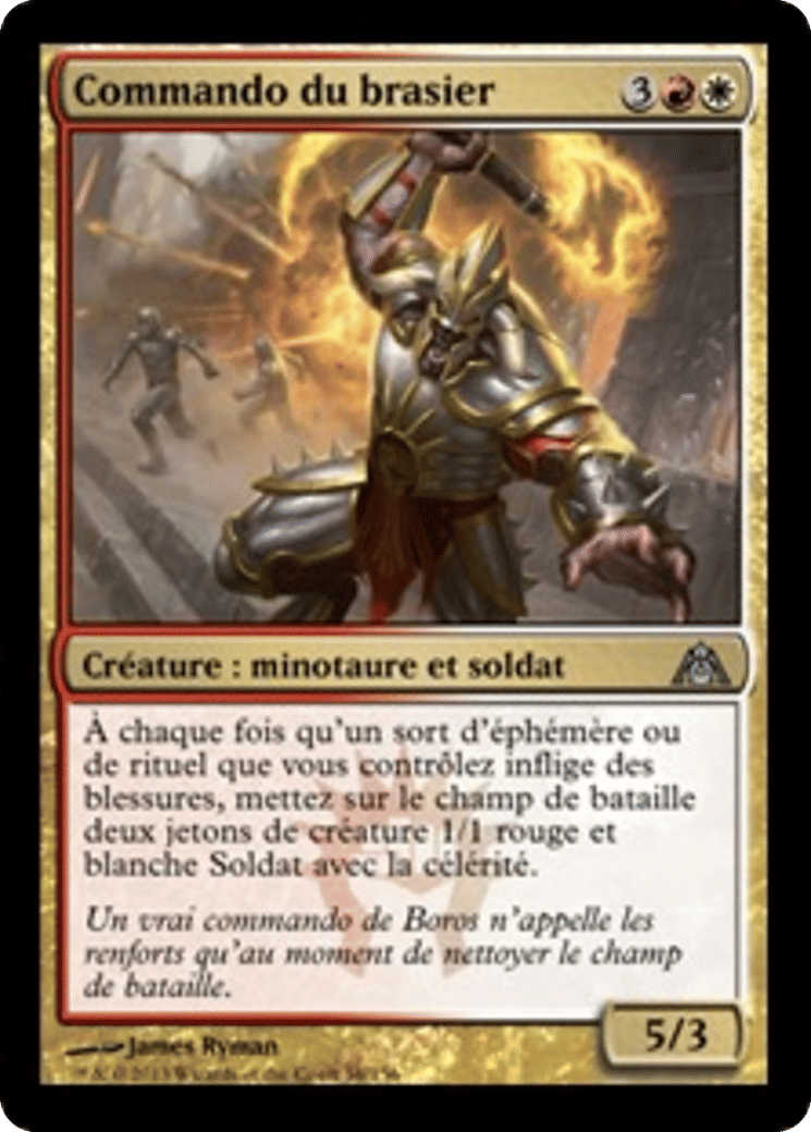 Commando du brasier — Dragon's Maze — Magic: The Gathering