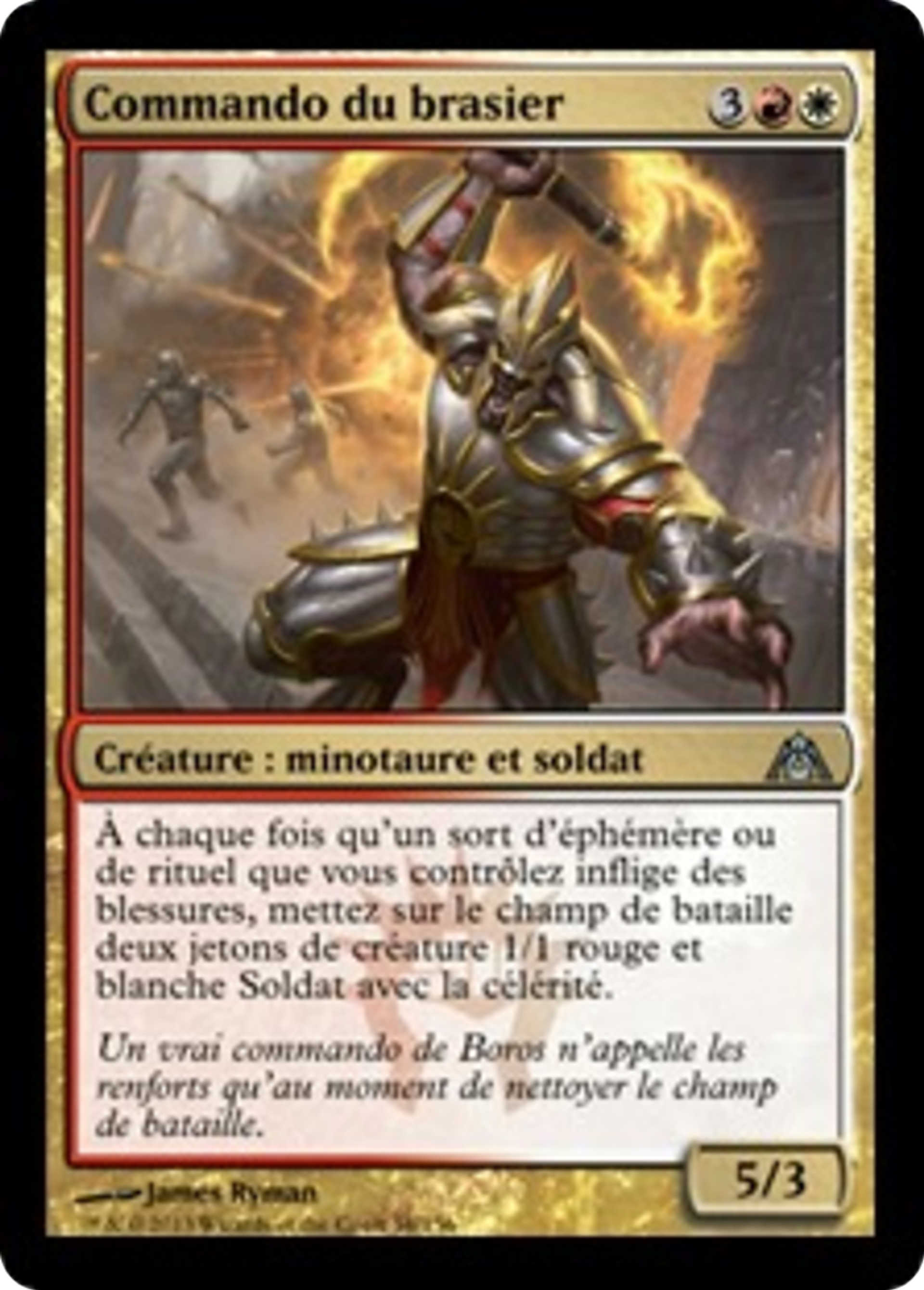 Commando du brasier — Dragon's Maze — Magic: The Gathering