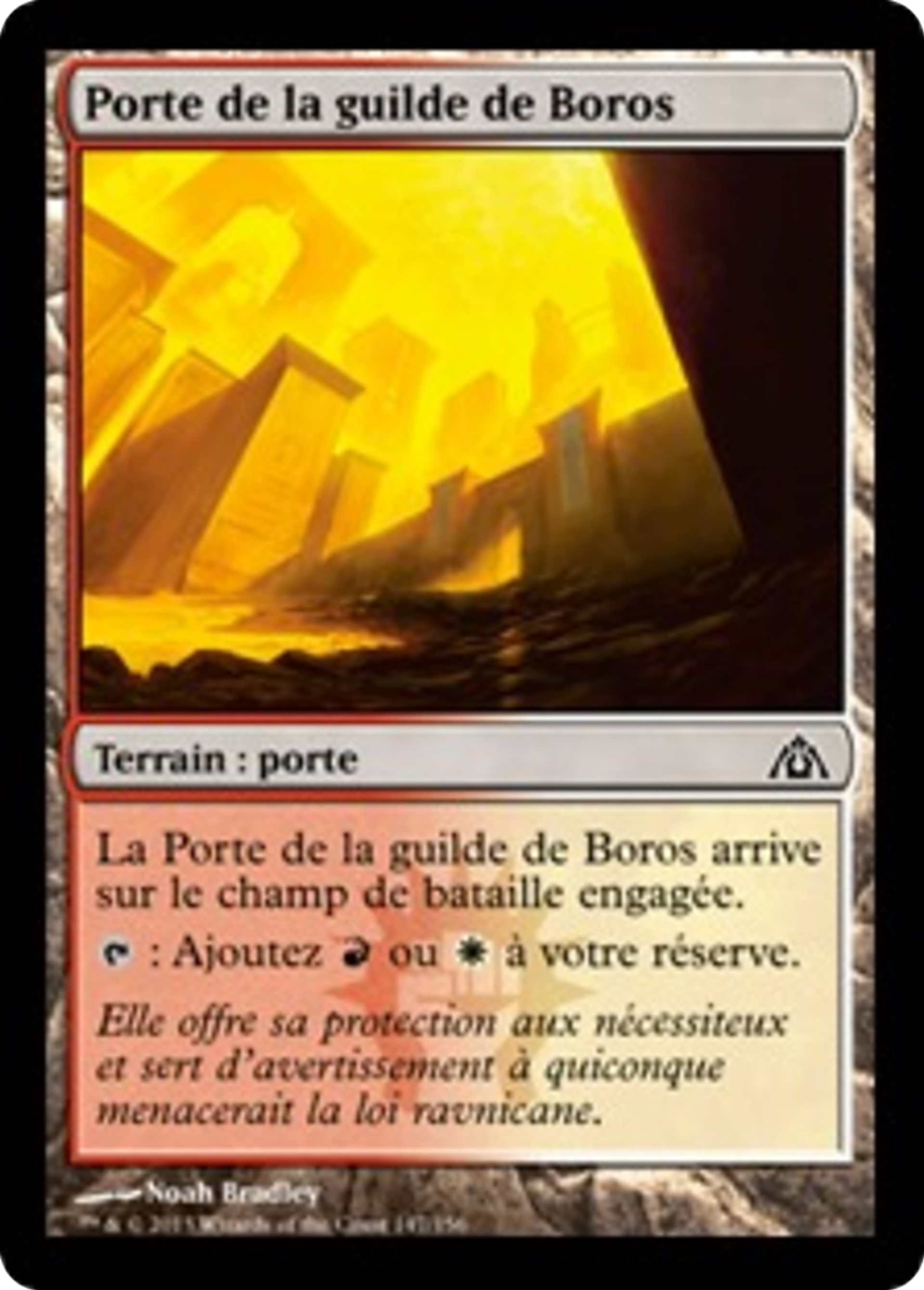 Porte de la guilde de Boros — Dragon's Maze — Magic: The Gathering