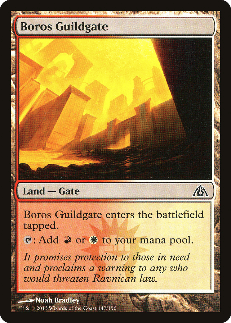 Boros Guildgate — Dragon's Maze — Magic: The Gathering