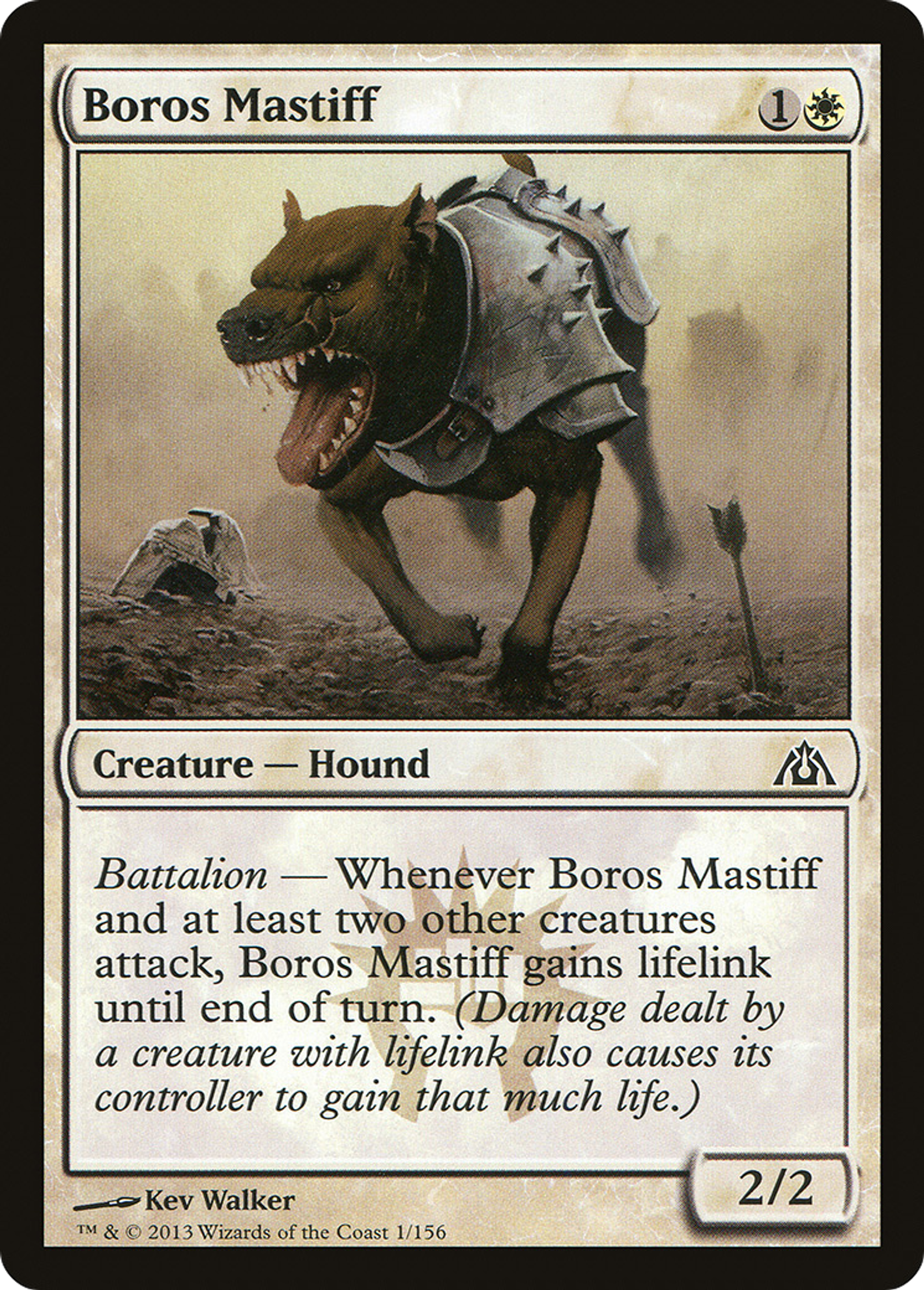 Boros Mastiff — Dragon's Maze — Magic: The Gathering