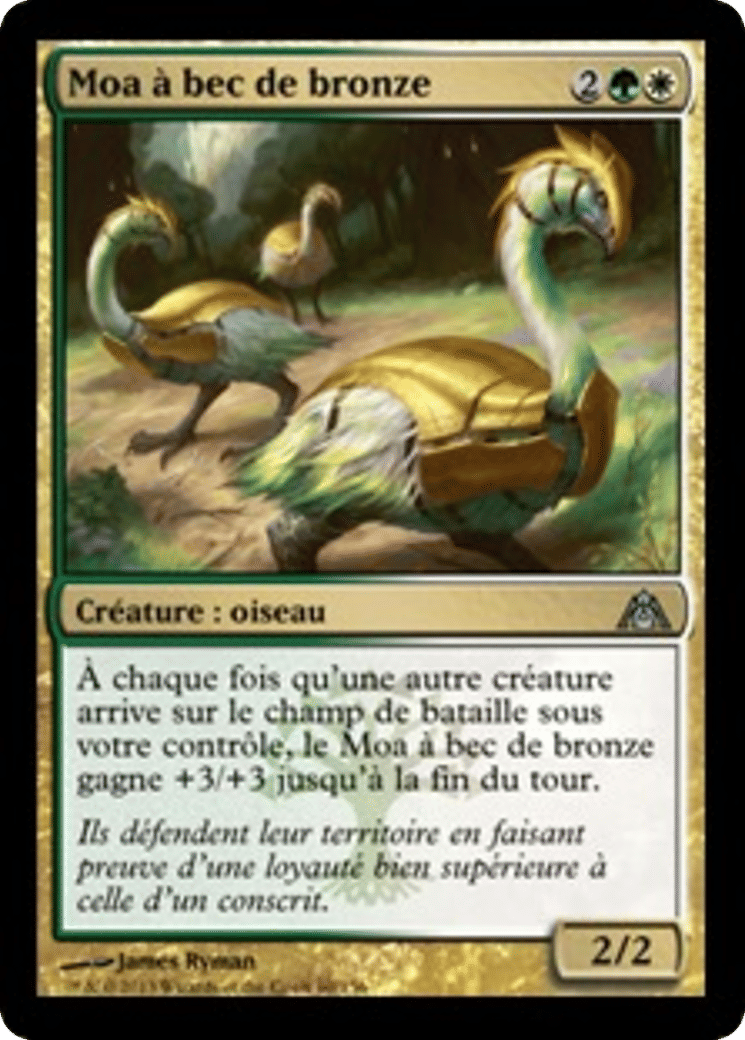 Moa à bec de bronze — Dragon's Maze — Magic: The Gathering