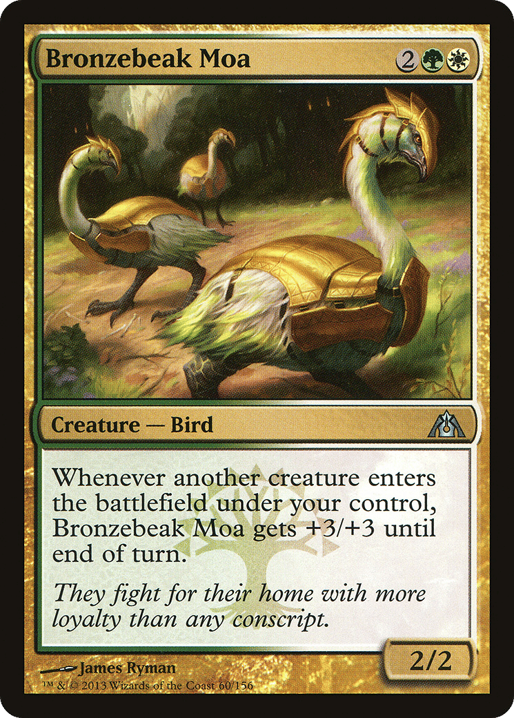 Bronzebeak Moa — Dragon's Maze — Magic: The Gathering