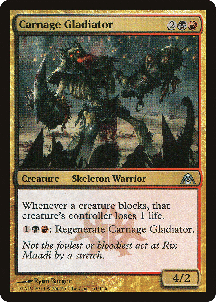 Carnage Gladiator — Dragon's Maze — Magic: The Gathering