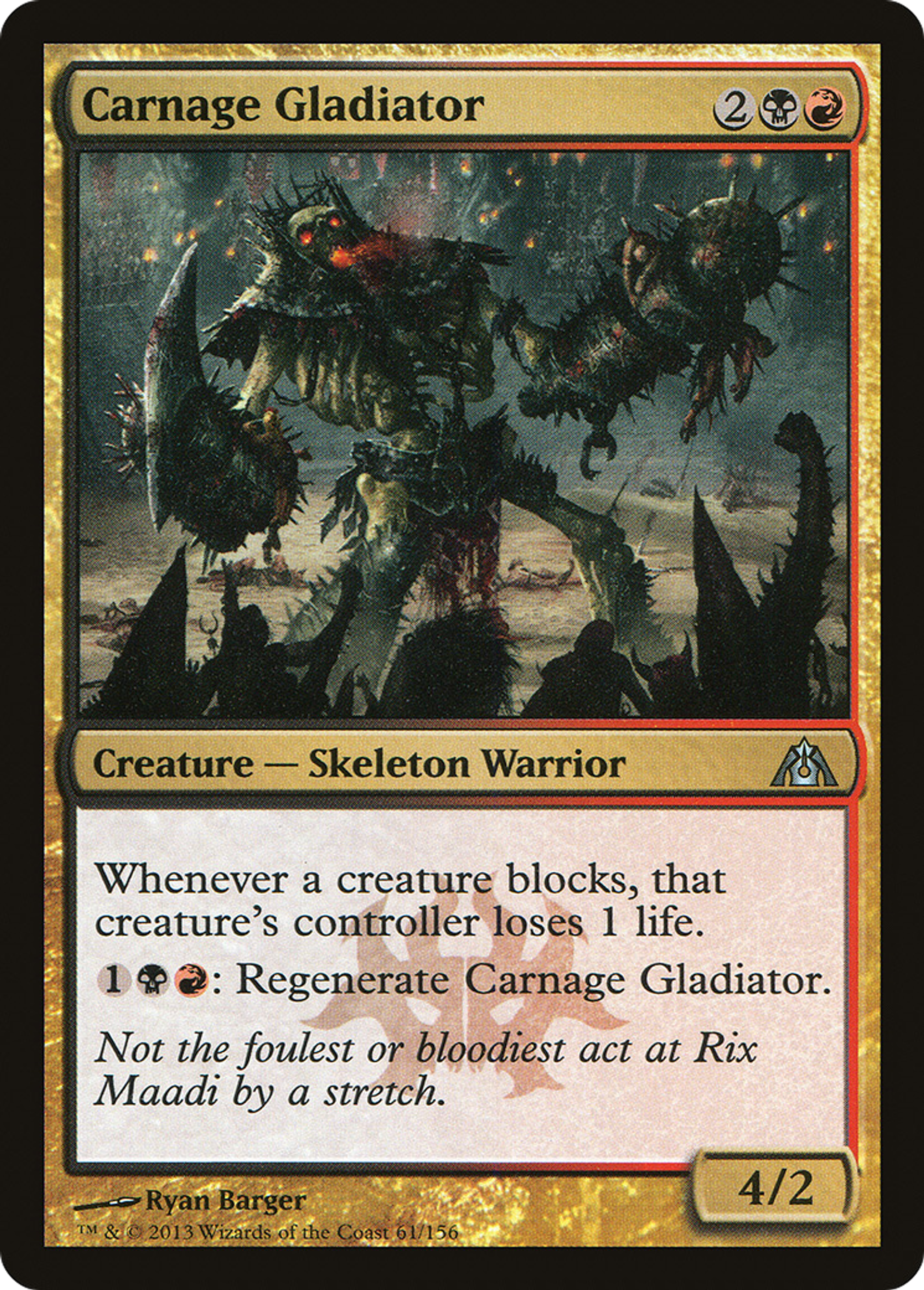 Carnage Gladiator — Dragon's Maze — Magic: The Gathering