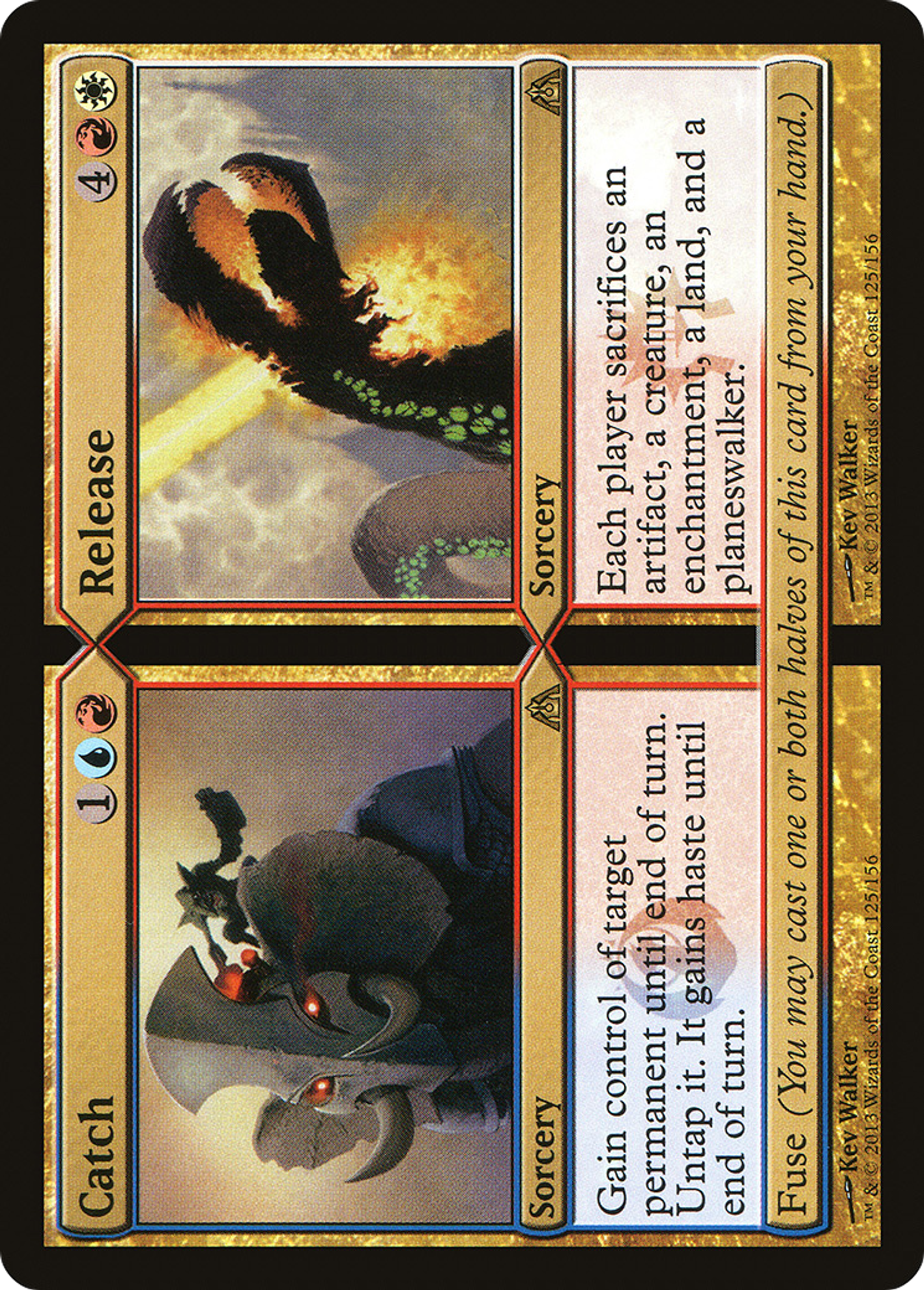 Catch // Release — Dragon's Maze — Magic: The Gathering