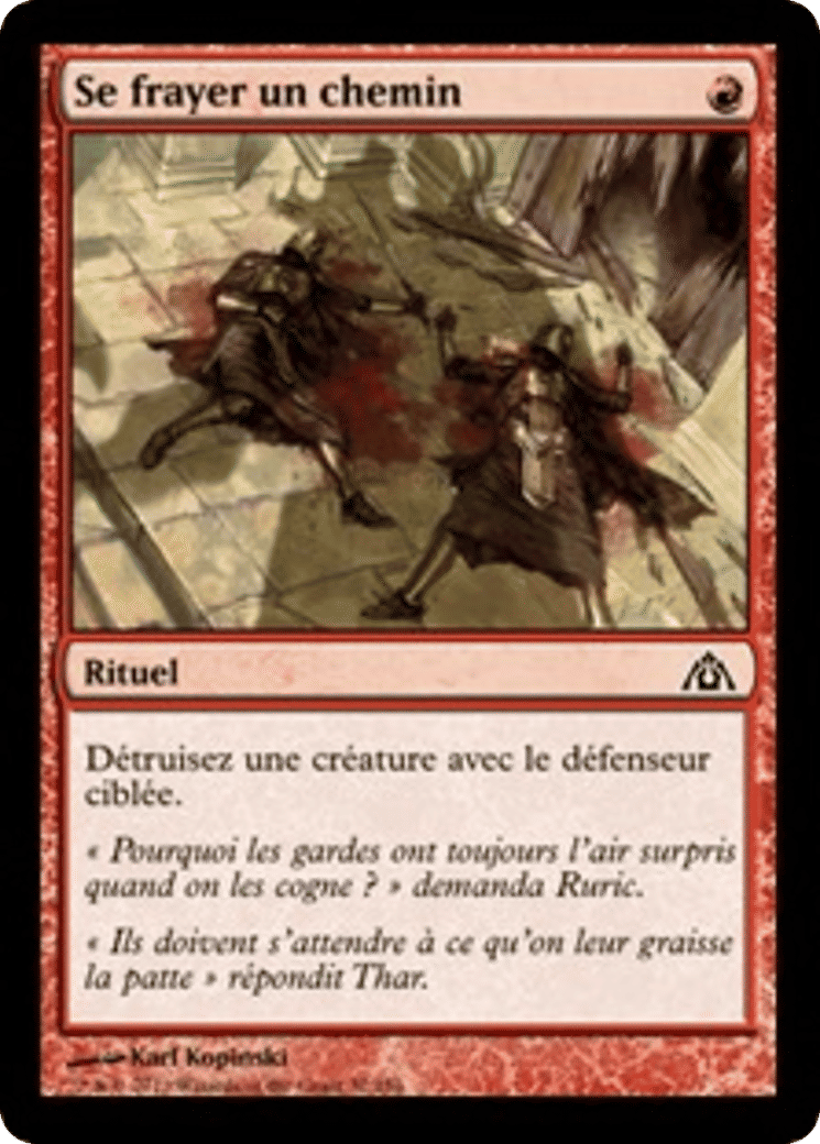Se frayer un chemin — Dragon's Maze — Magic: The Gathering