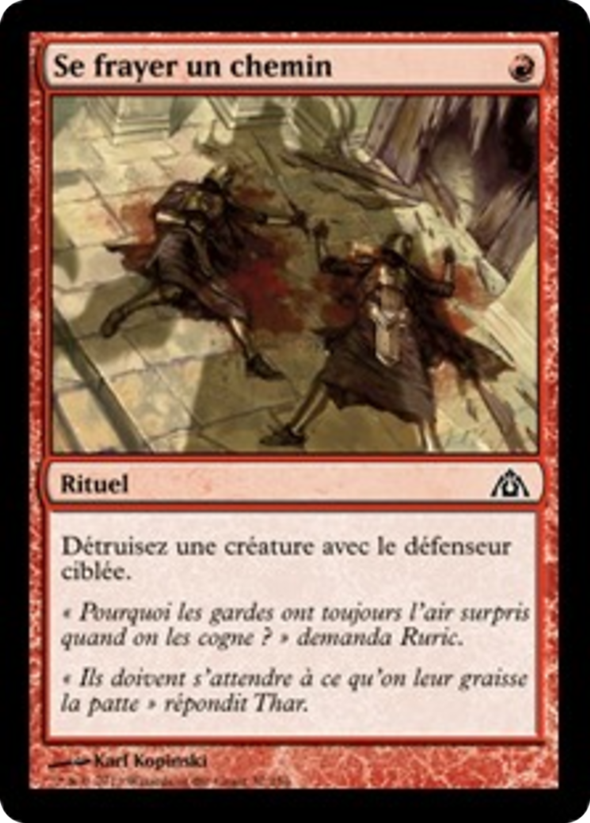 Se frayer un chemin — Dragon's Maze — Magic: The Gathering