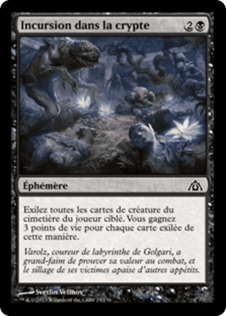 Incursion dans la crypte — Dragon's Maze — Magic: The Gathering