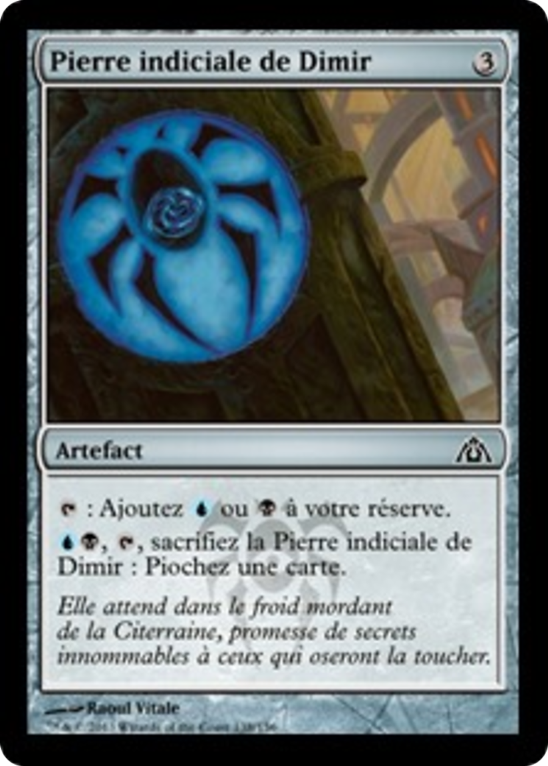 Pierre indiciale de Dimir — Dragon's Maze — Magic: The Gathering