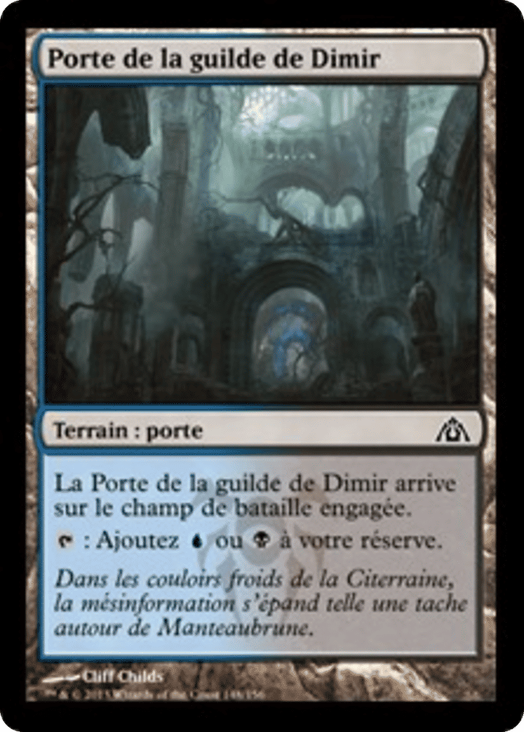 Porte de la guilde de Dimir — Dragon's Maze — Magic: The Gathering