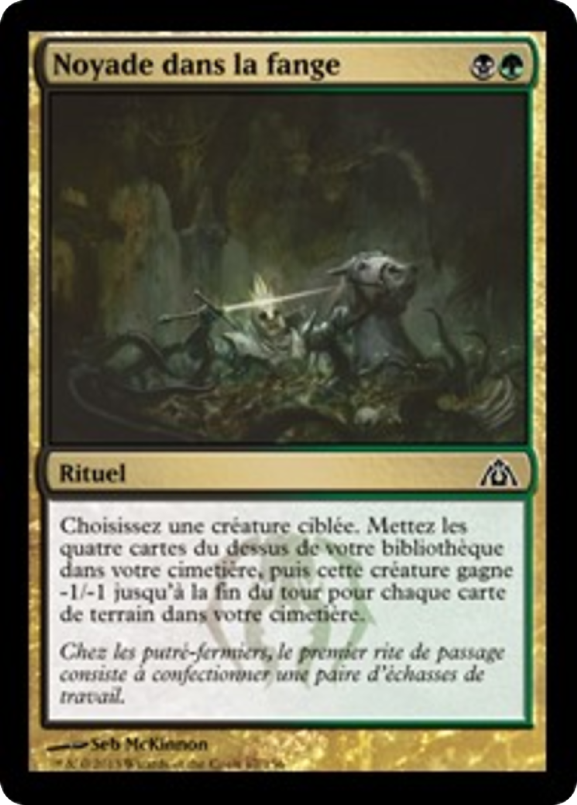 Noyade dans la fange — Dragon's Maze — Magic: The Gathering