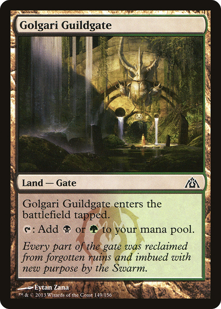 Golgari Guildgate — Dragon's Maze — Magic: The Gathering