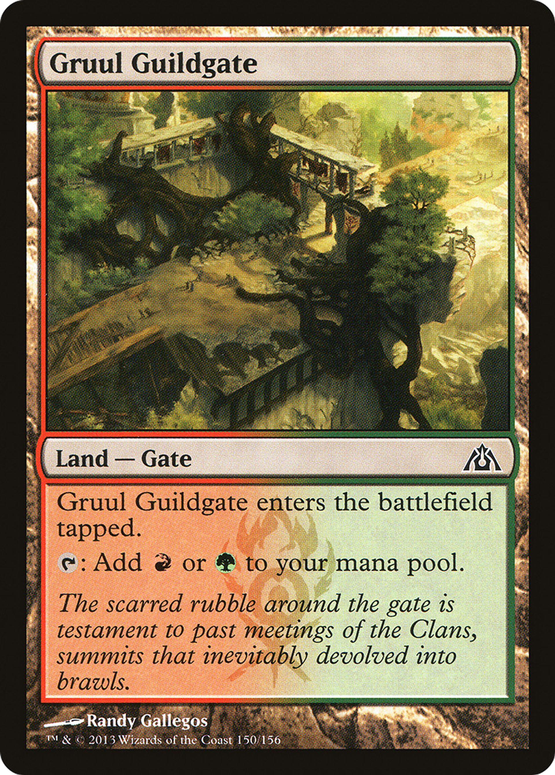 Gruul Guildgate — Dragon's Maze — Magic: The Gathering