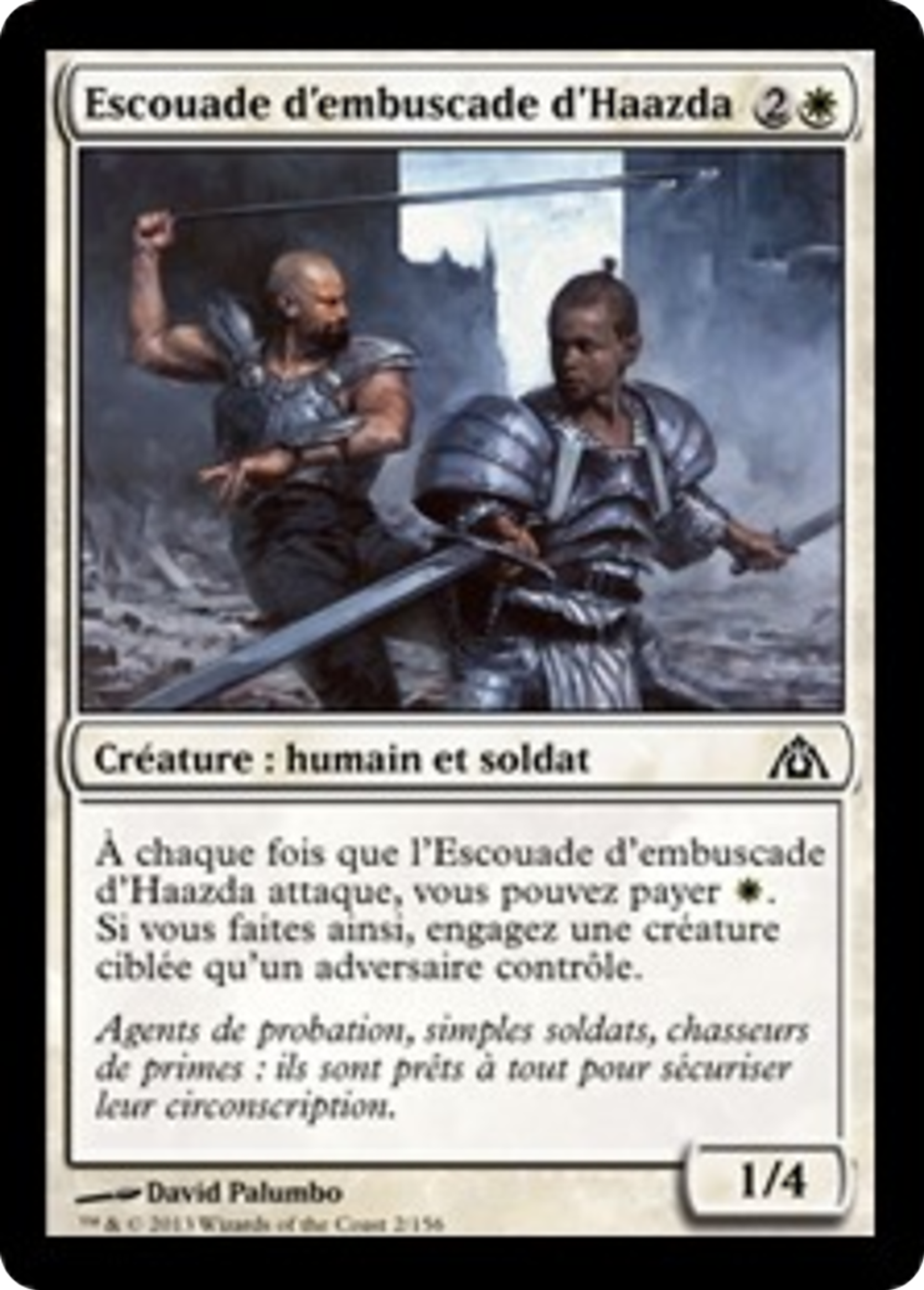 Escouade d'embuscade d'Haazda — Dragon's Maze — Magic: The Gathering