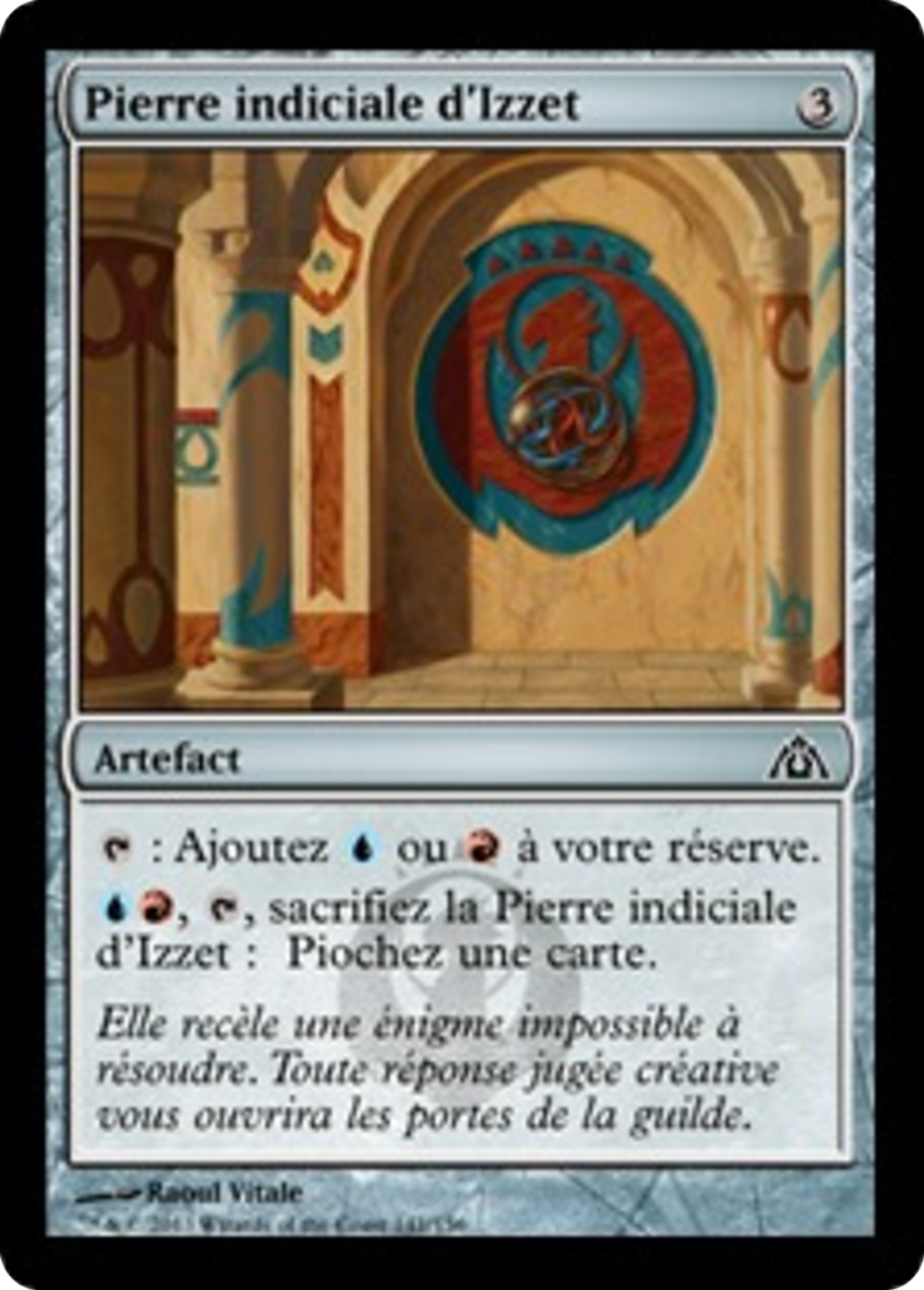 Pierre indiciale d'Izzet — Dragon's Maze — Magic: The Gathering