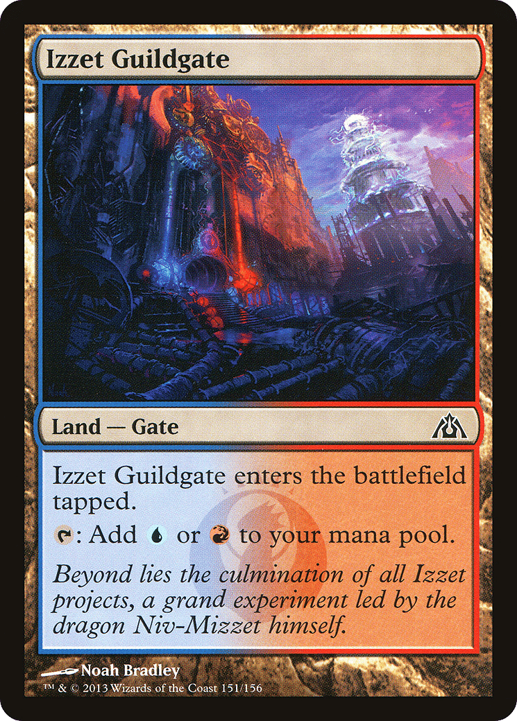 Izzet Guildgate — Dragon's Maze — Magic: The Gathering