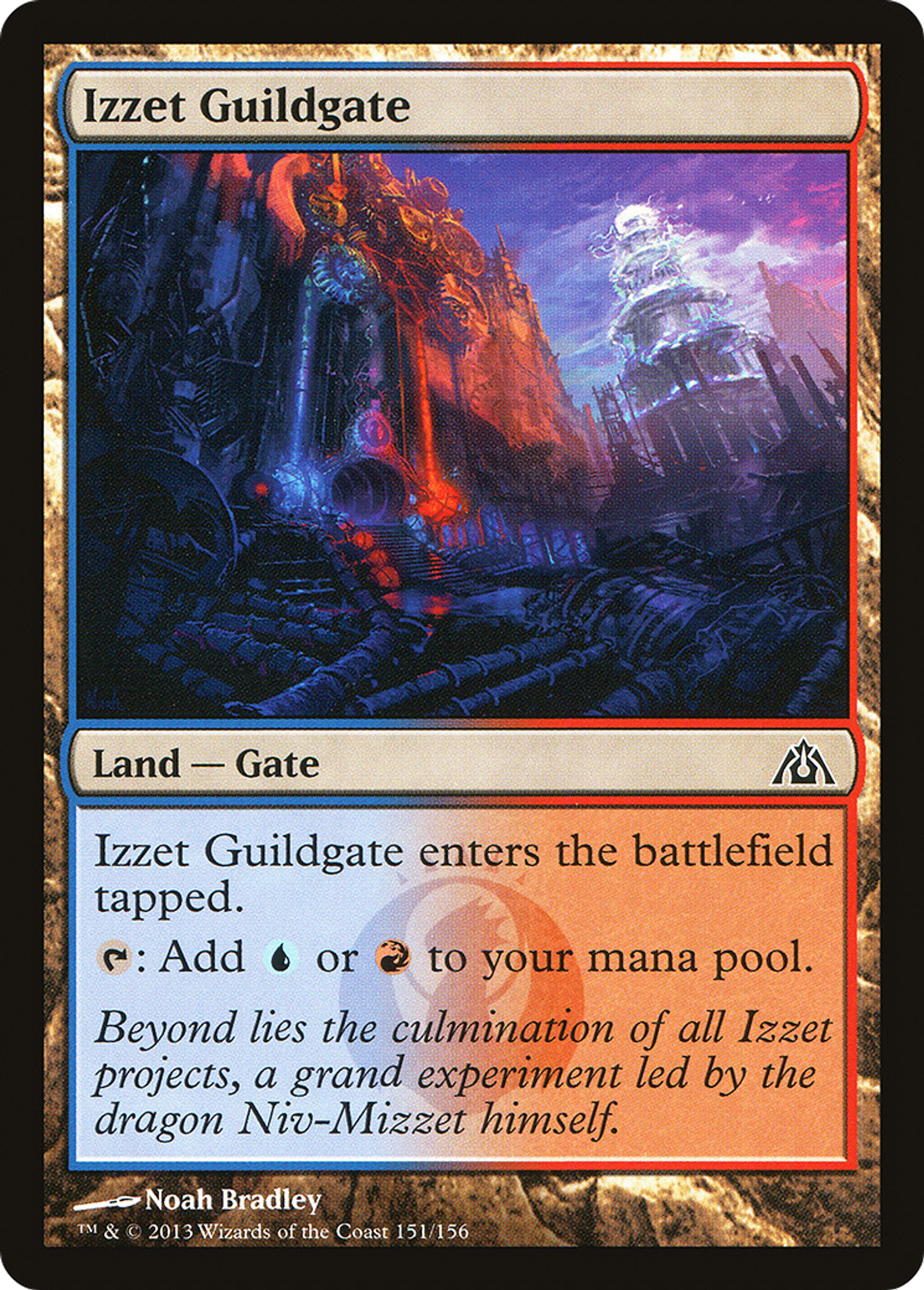 Izzet Guildgate — Dragon's Maze — Magic: The Gathering