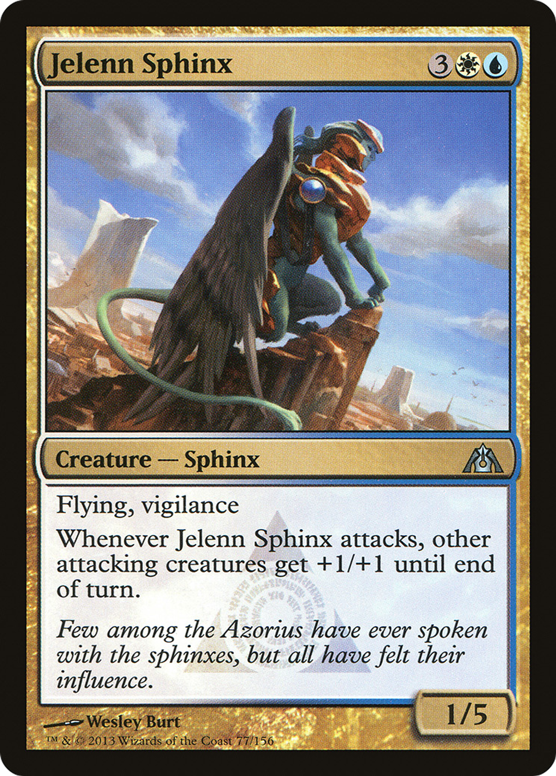 Jelenn Sphinx — Dragon's Maze — Magic: The Gathering