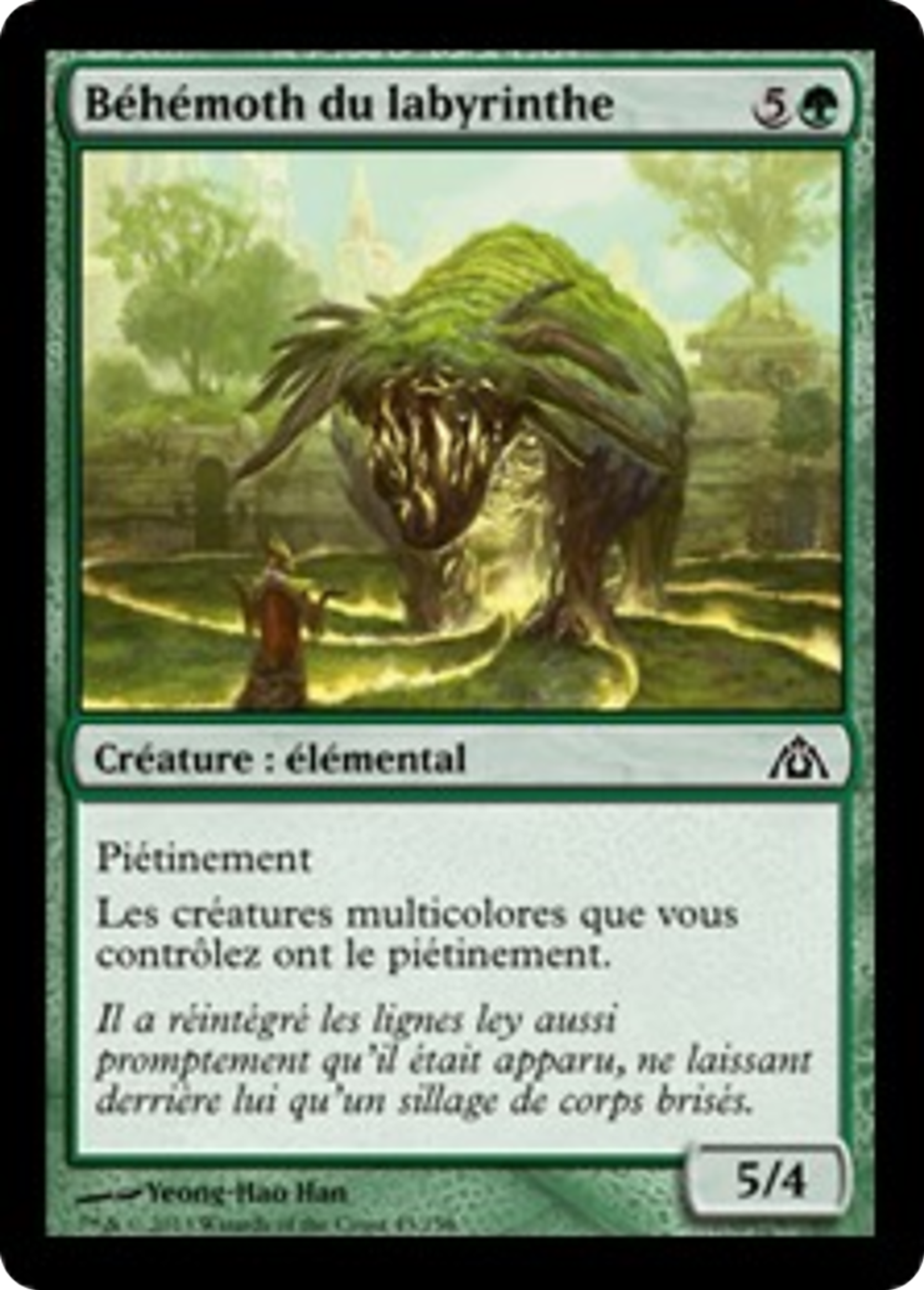 Béhémoth du labyrinthe — Dragon's Maze — Magic: The Gathering