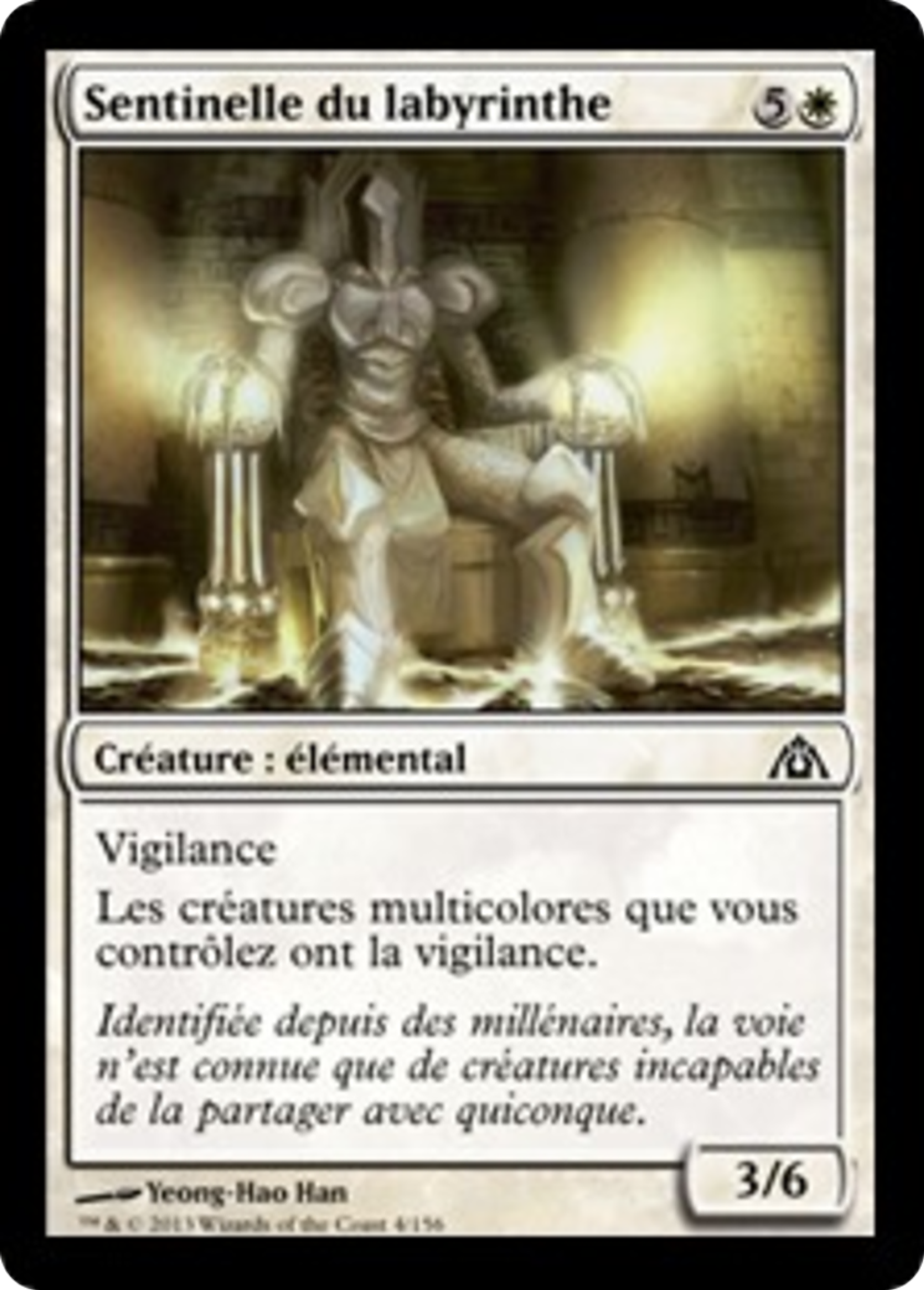 Sentinelle du labyrinthe — Dragon's Maze — Magic: The Gathering