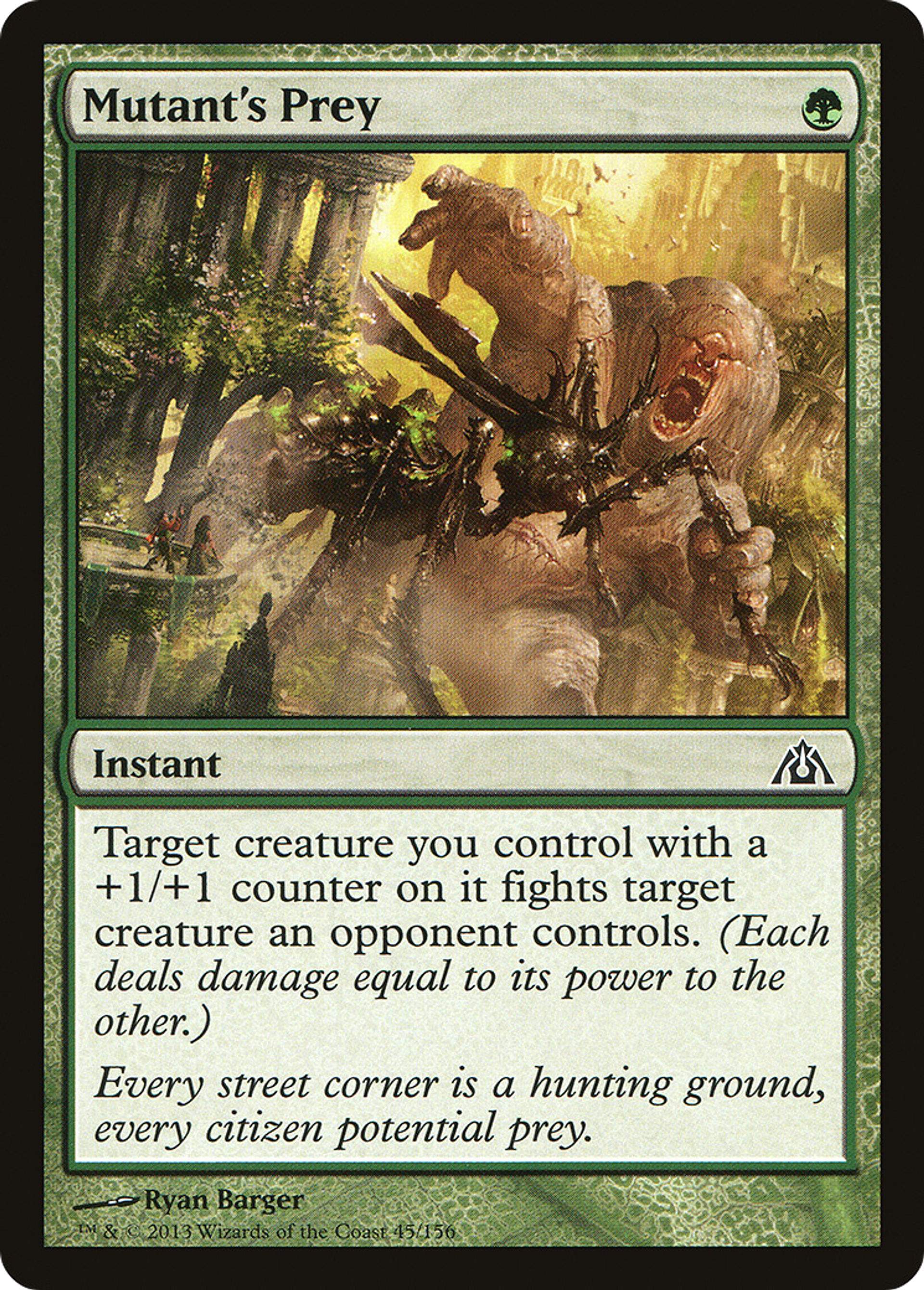 Mutant's Prey — Dragon's Maze — Magic: The Gathering
