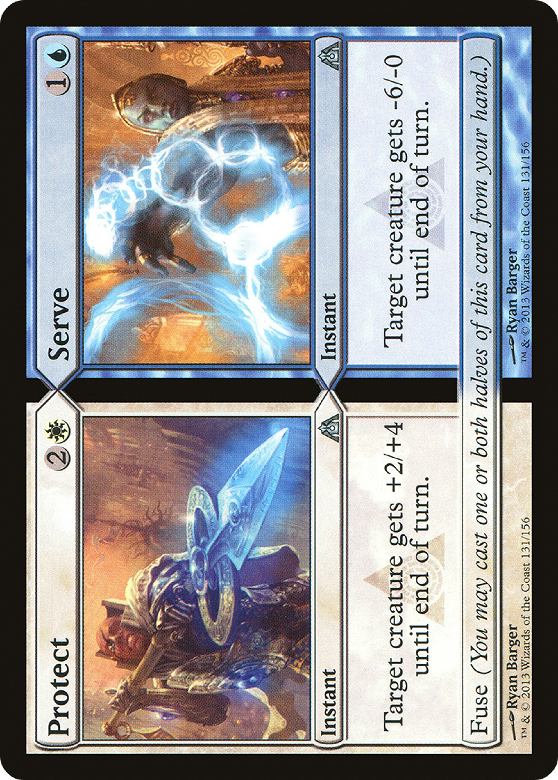 Protect // Serve — Dragon's Maze — Magic: The Gathering