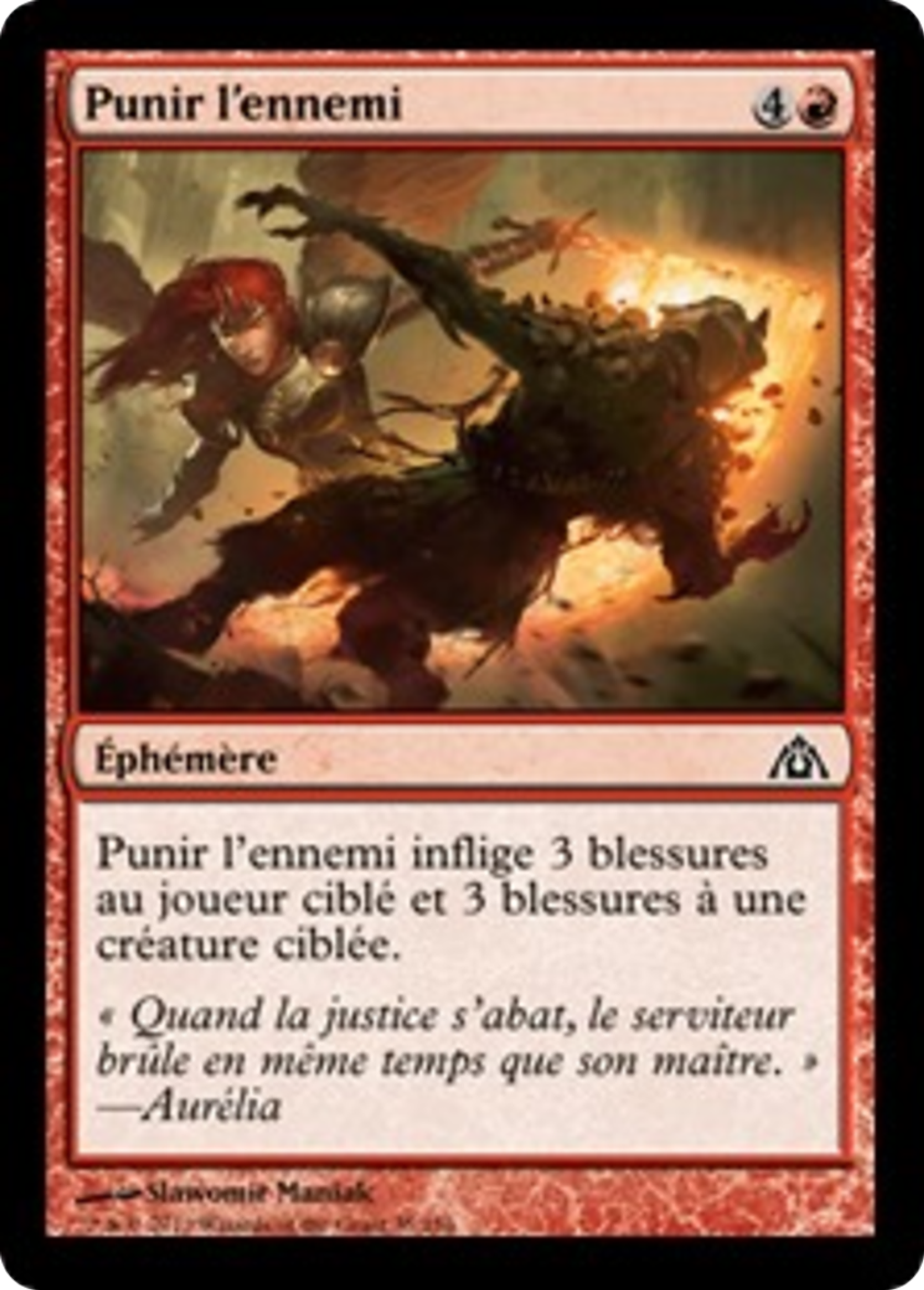 Punir l'ennemi — Dragon's Maze — Magic: The Gathering