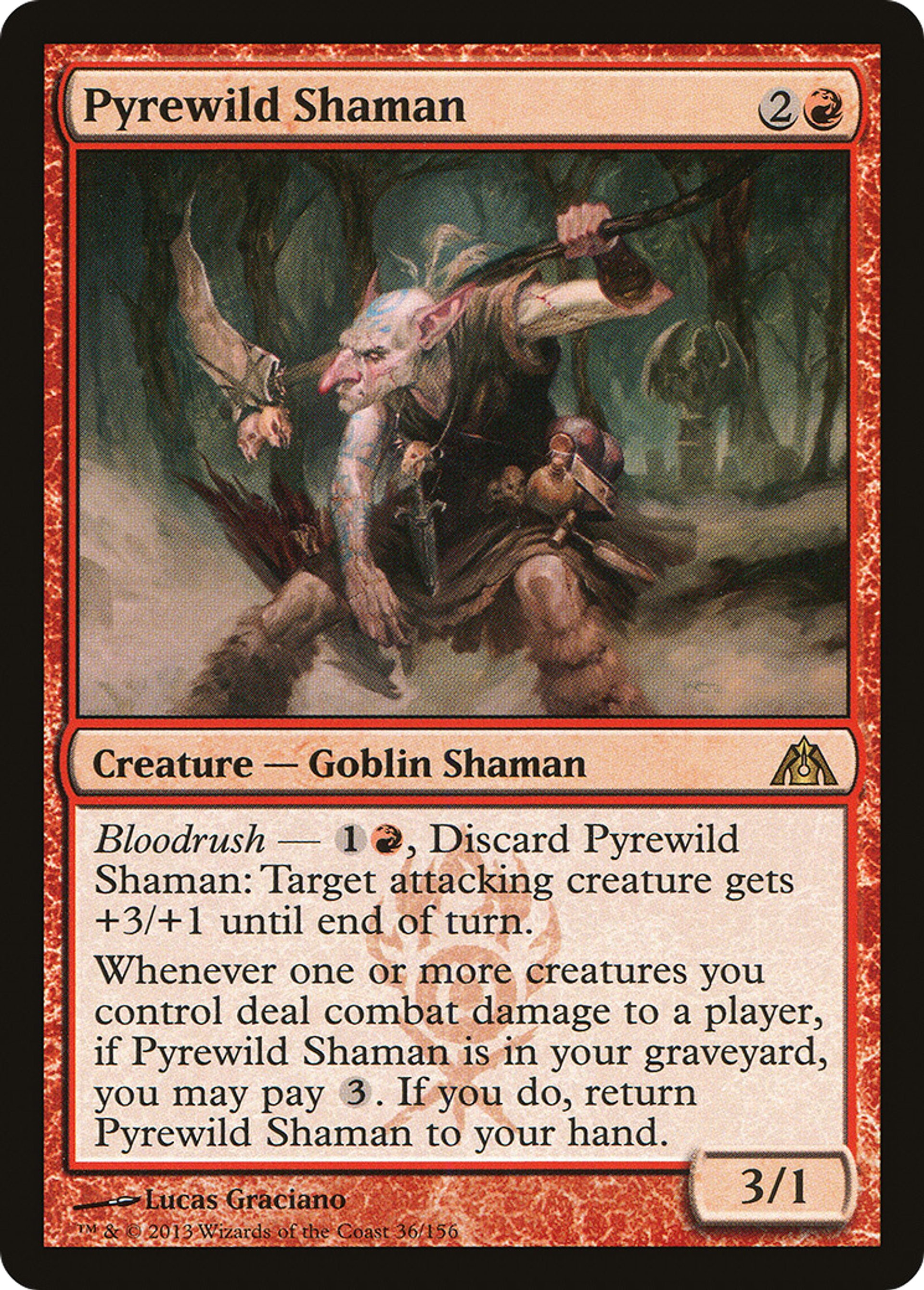 Pyrewild Shaman — Dragon's Maze — Magic: The Gathering