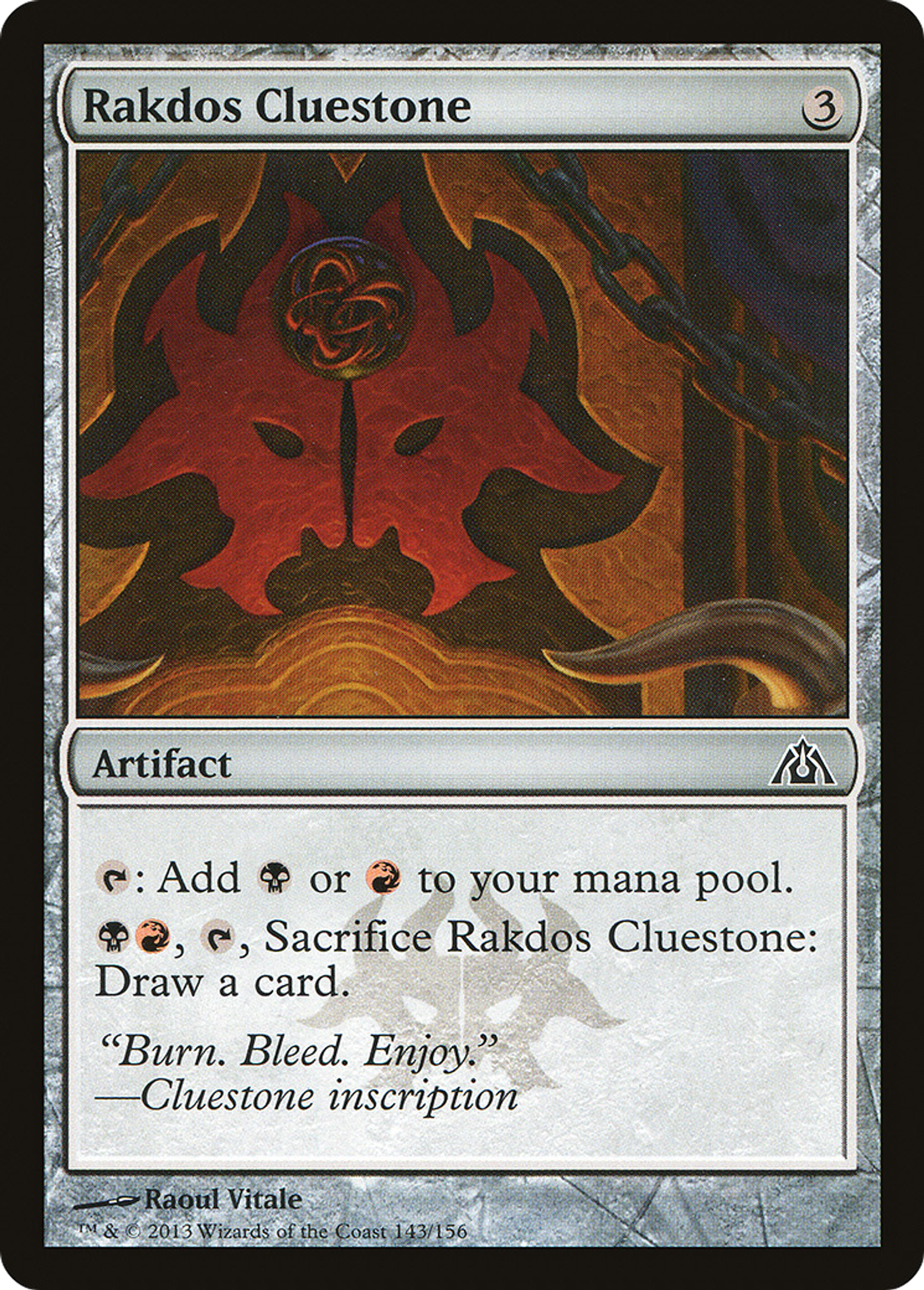 Rakdos Cluestone — Dragon's Maze — Magic: The Gathering