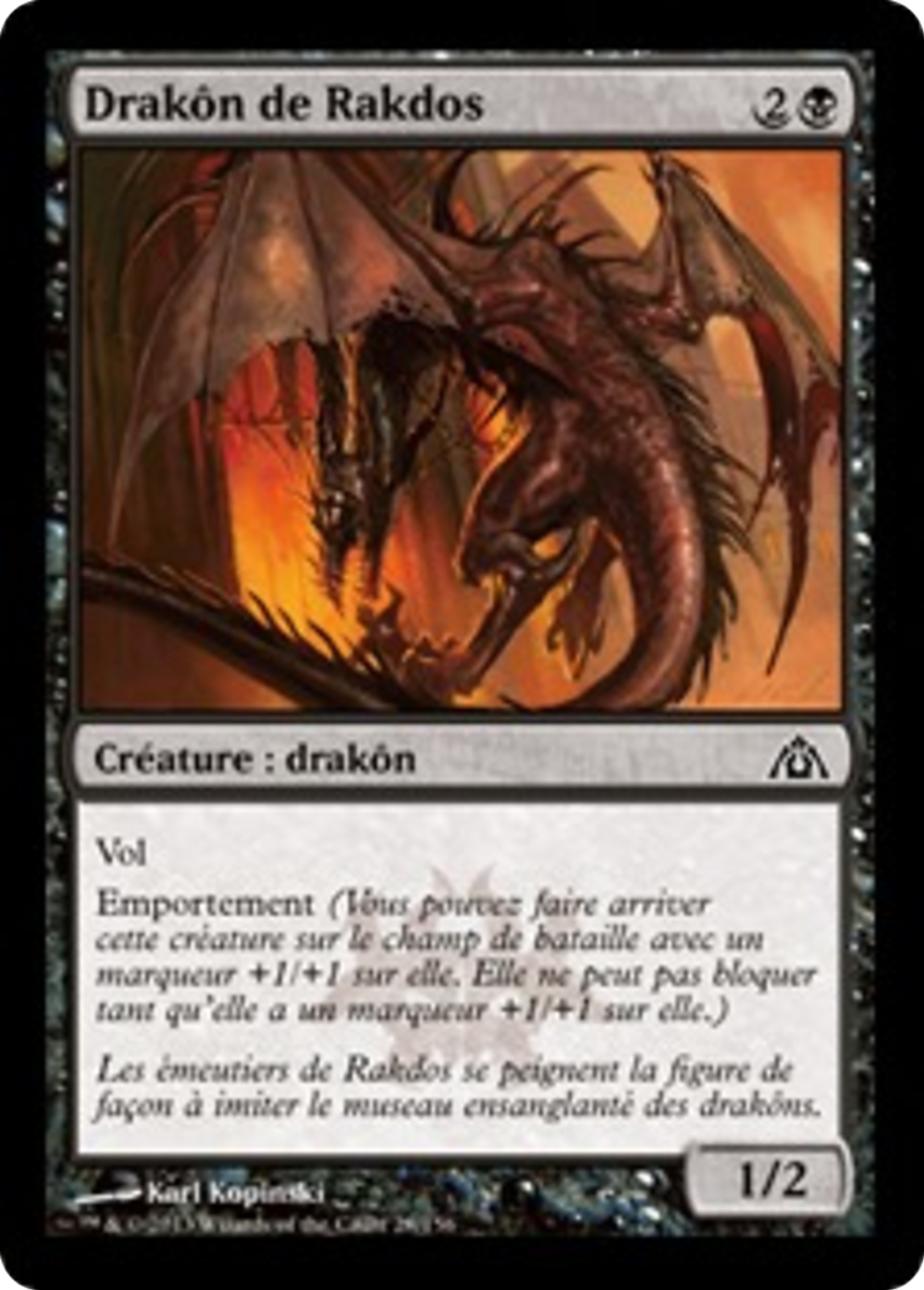 Drakôn de Rakdos — Dragon's Maze — Magic: The Gathering