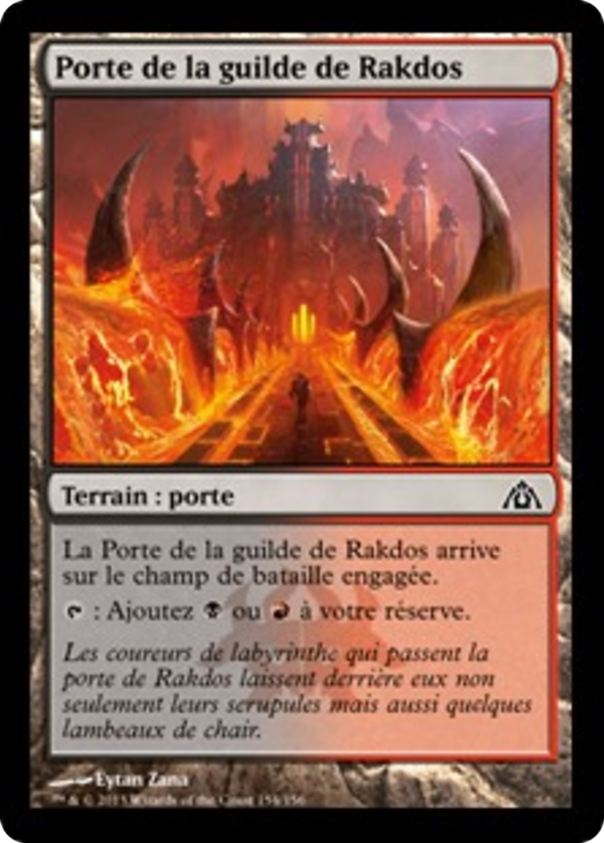 Porte de la guilde de Rakdos — Dragon's Maze — Magic: The Gathering