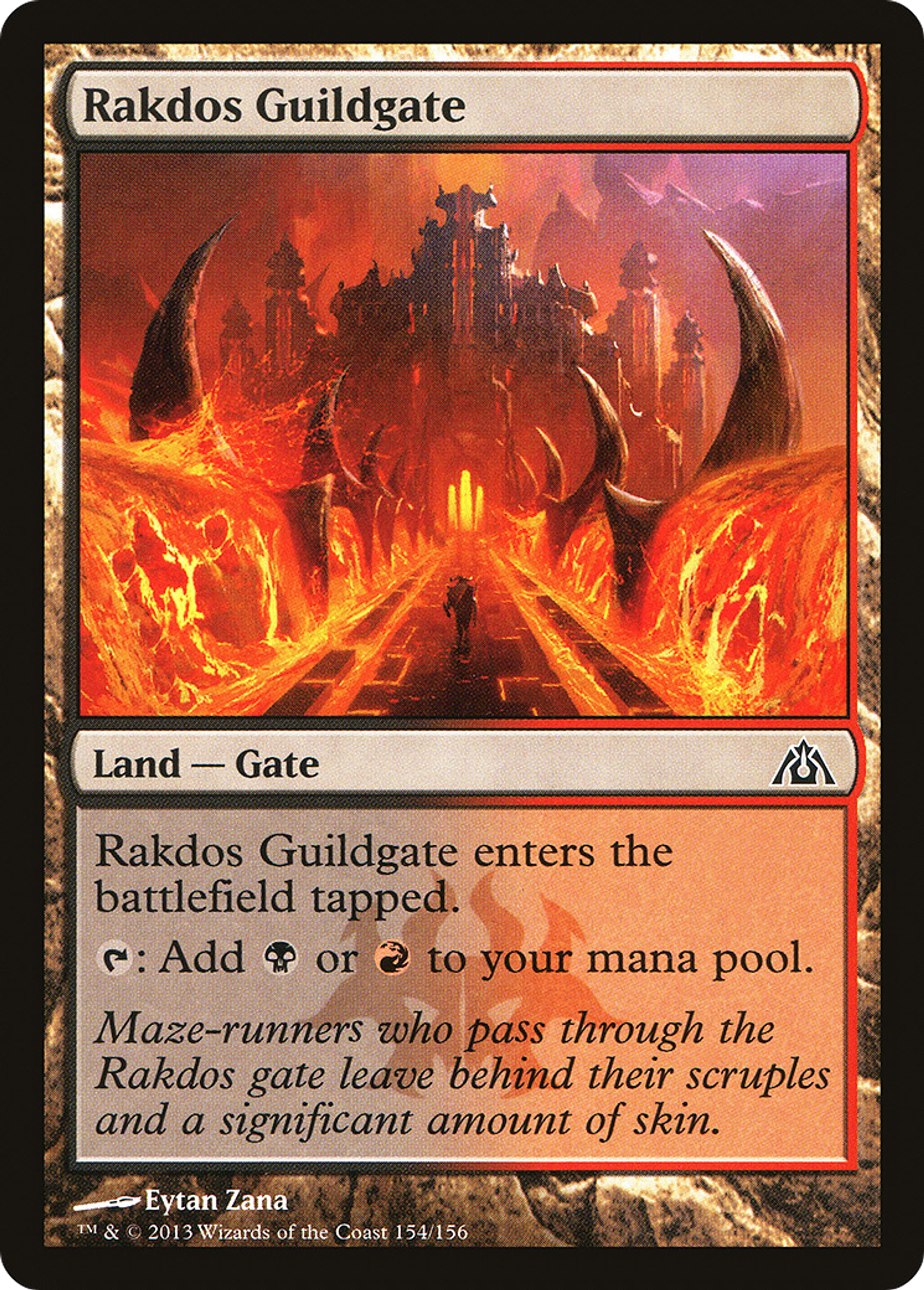 Rakdos Guildgate — Dragon's Maze — Magic: The Gathering